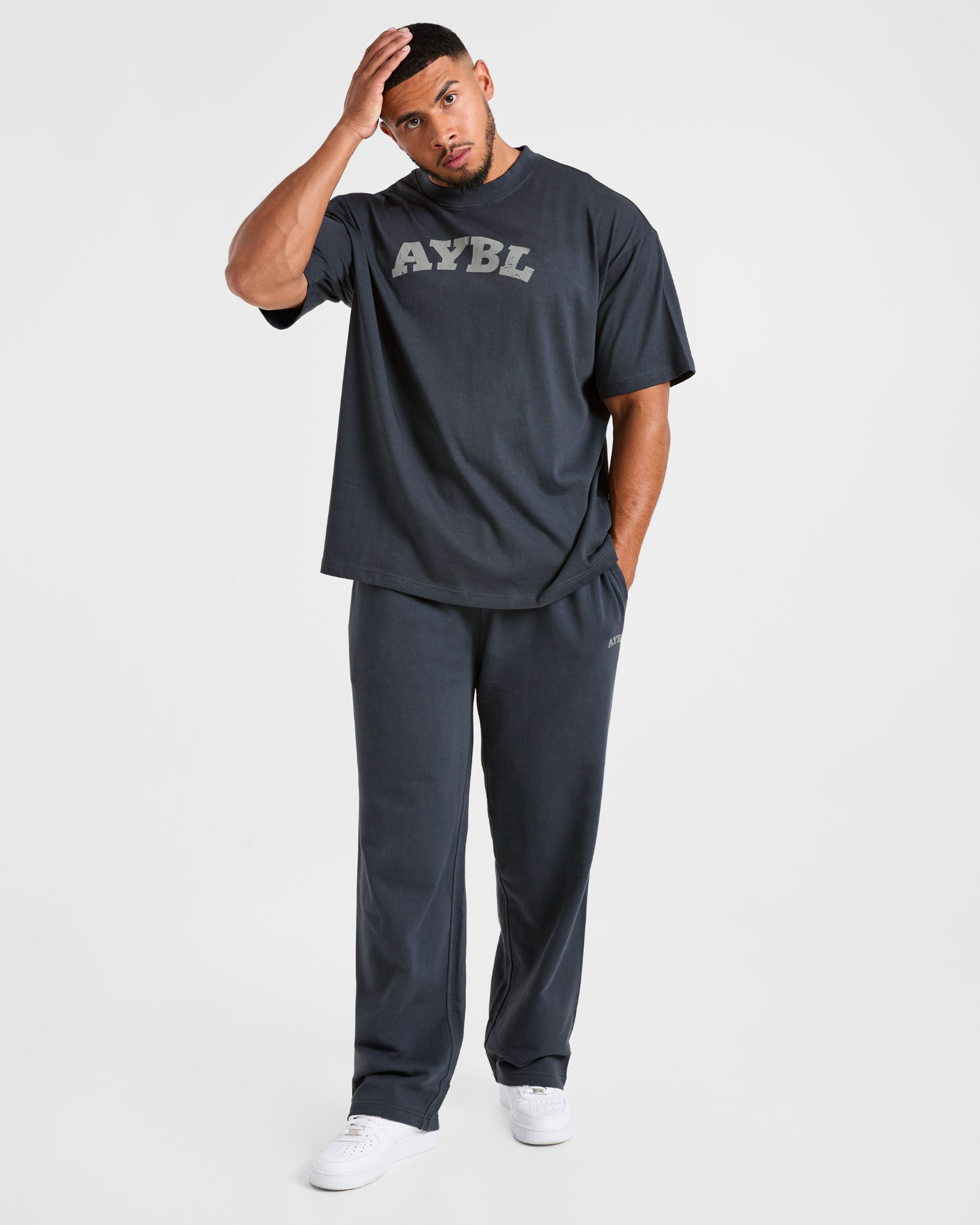 Elite Straight Leg Joggers - Heavy Blue