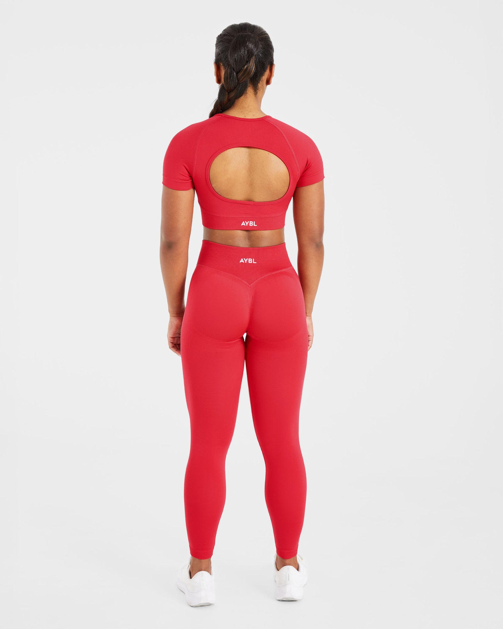 Adapt Seamless Crop Top - Salsa Red