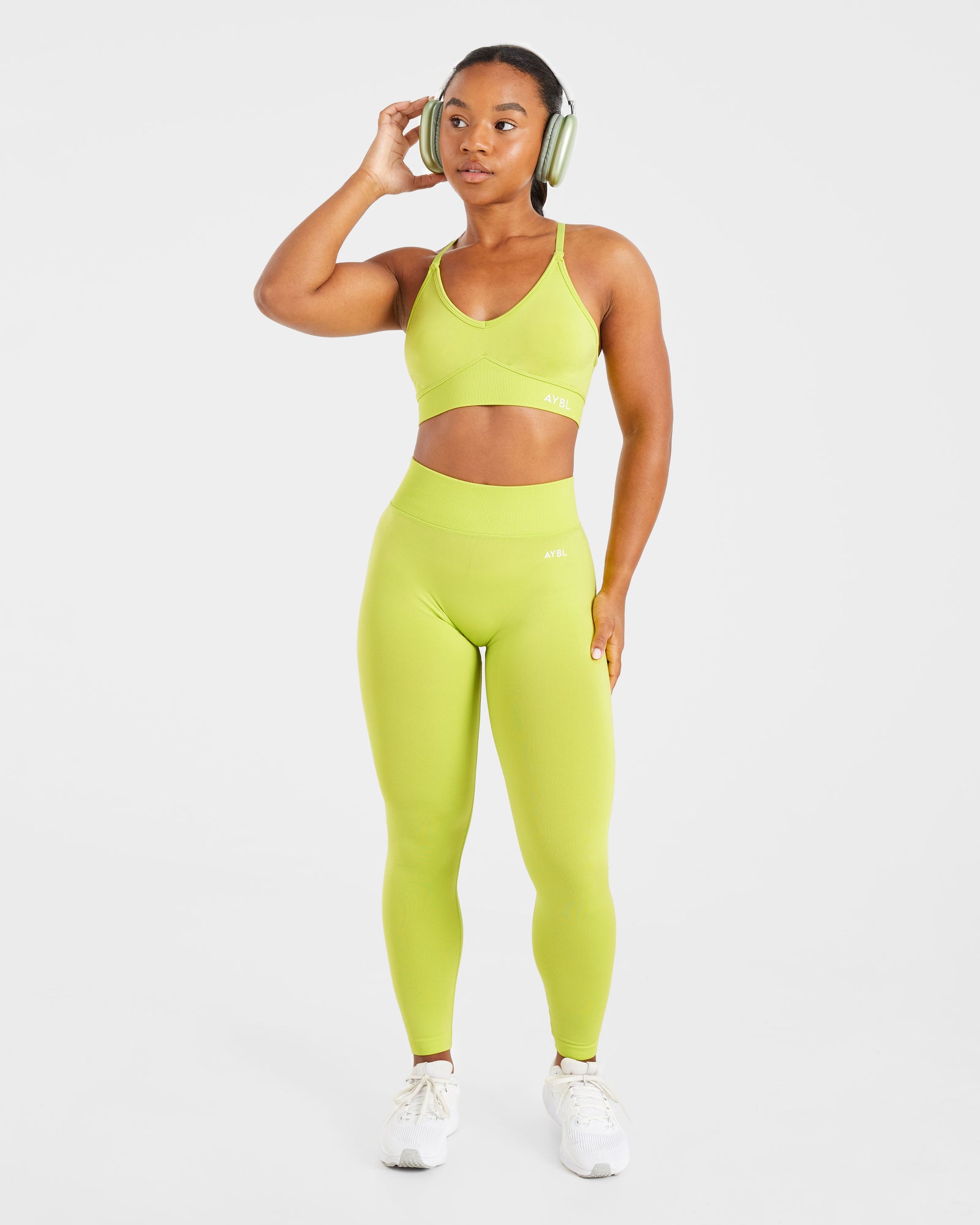 Adapt Seamless Sports Bra - Lime Green
