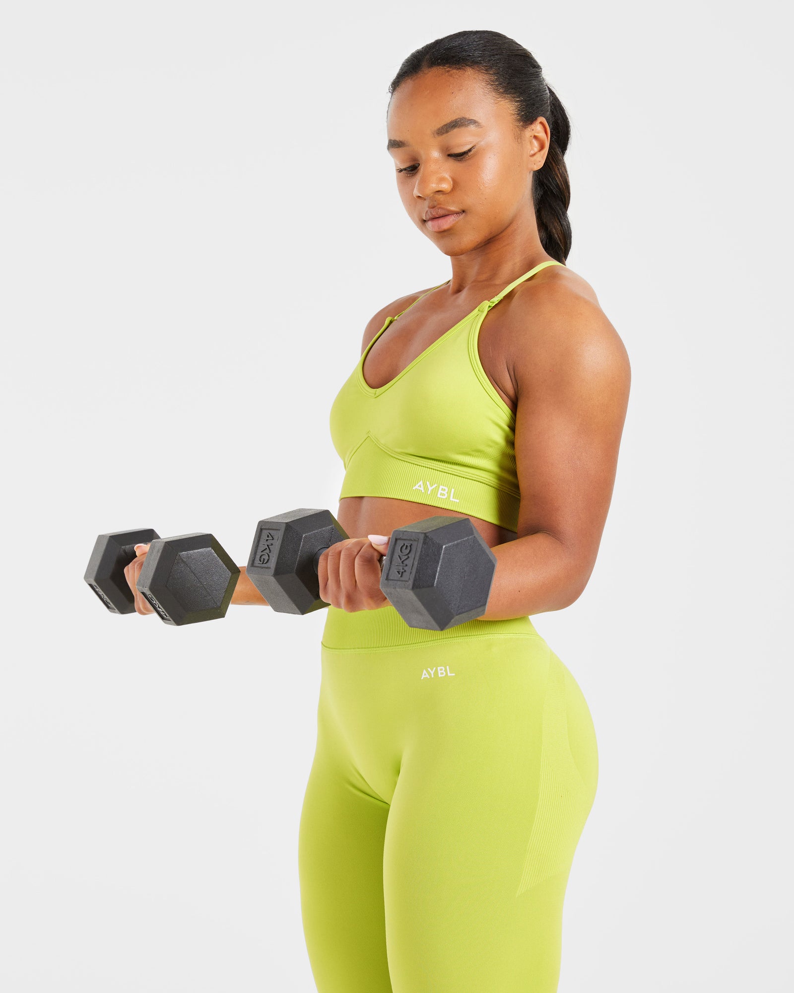 Adapt Seamless Sports Bra - Lime Green