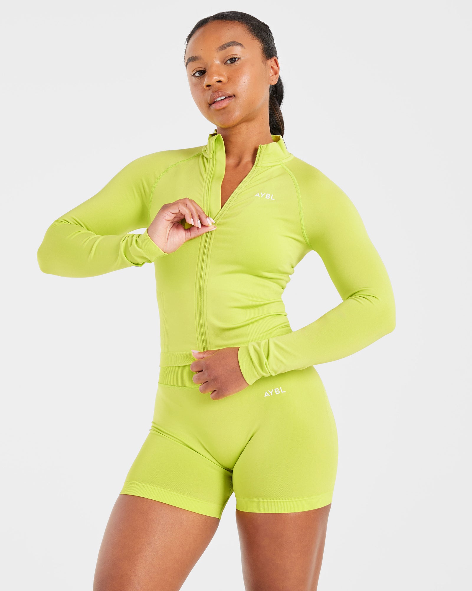Adapt Seamless Jacket - Lime Green