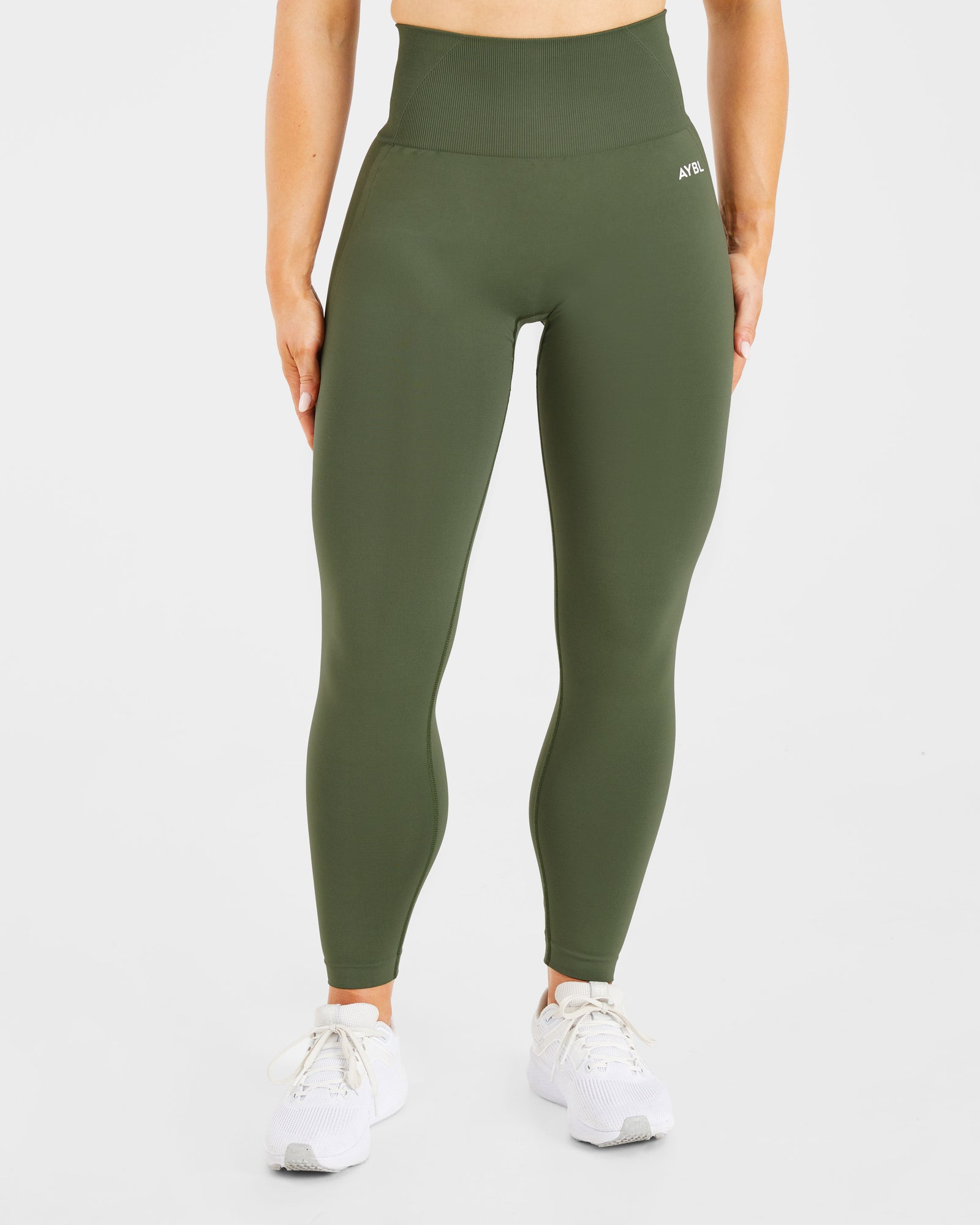 Empower Seamless Leggings - Khaki Green
