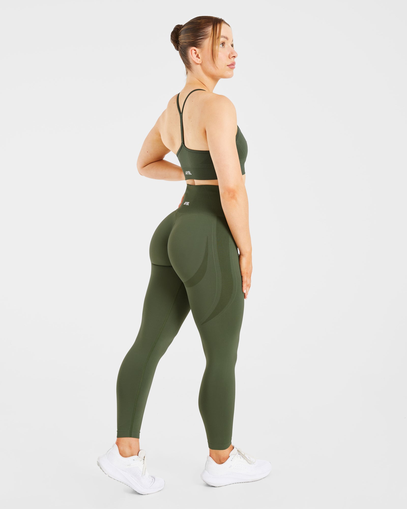 Empower Seamless Leggings - Khaki Green