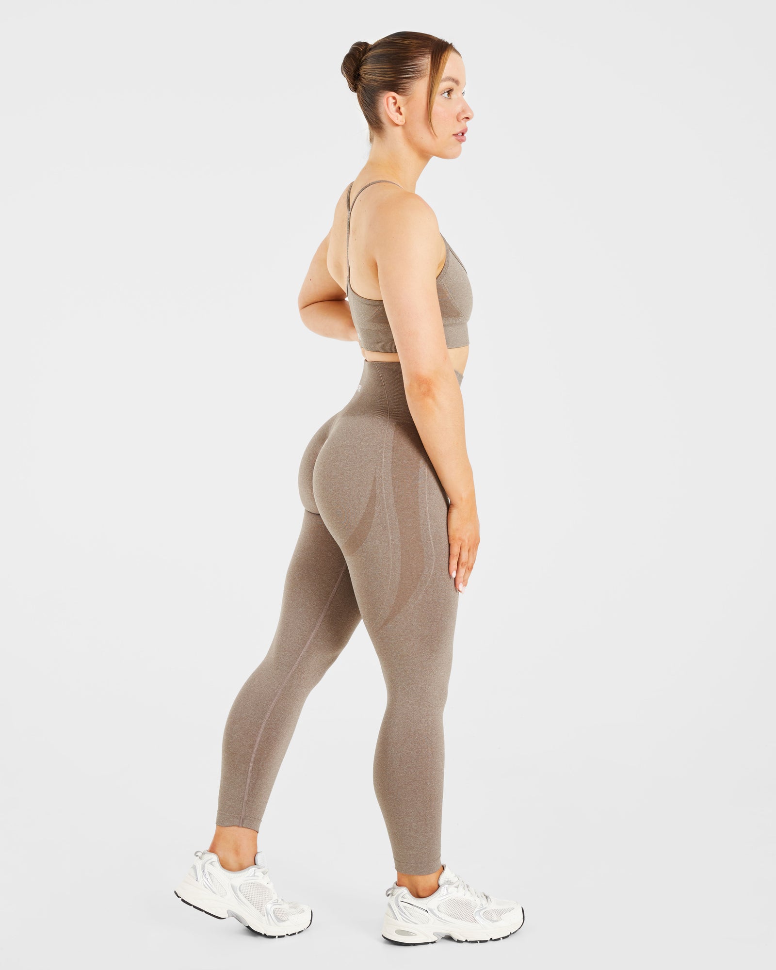 Empower Seamless Leggings - Taupe Marl