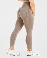 Empower Seamless Leggings - Taupe Marl