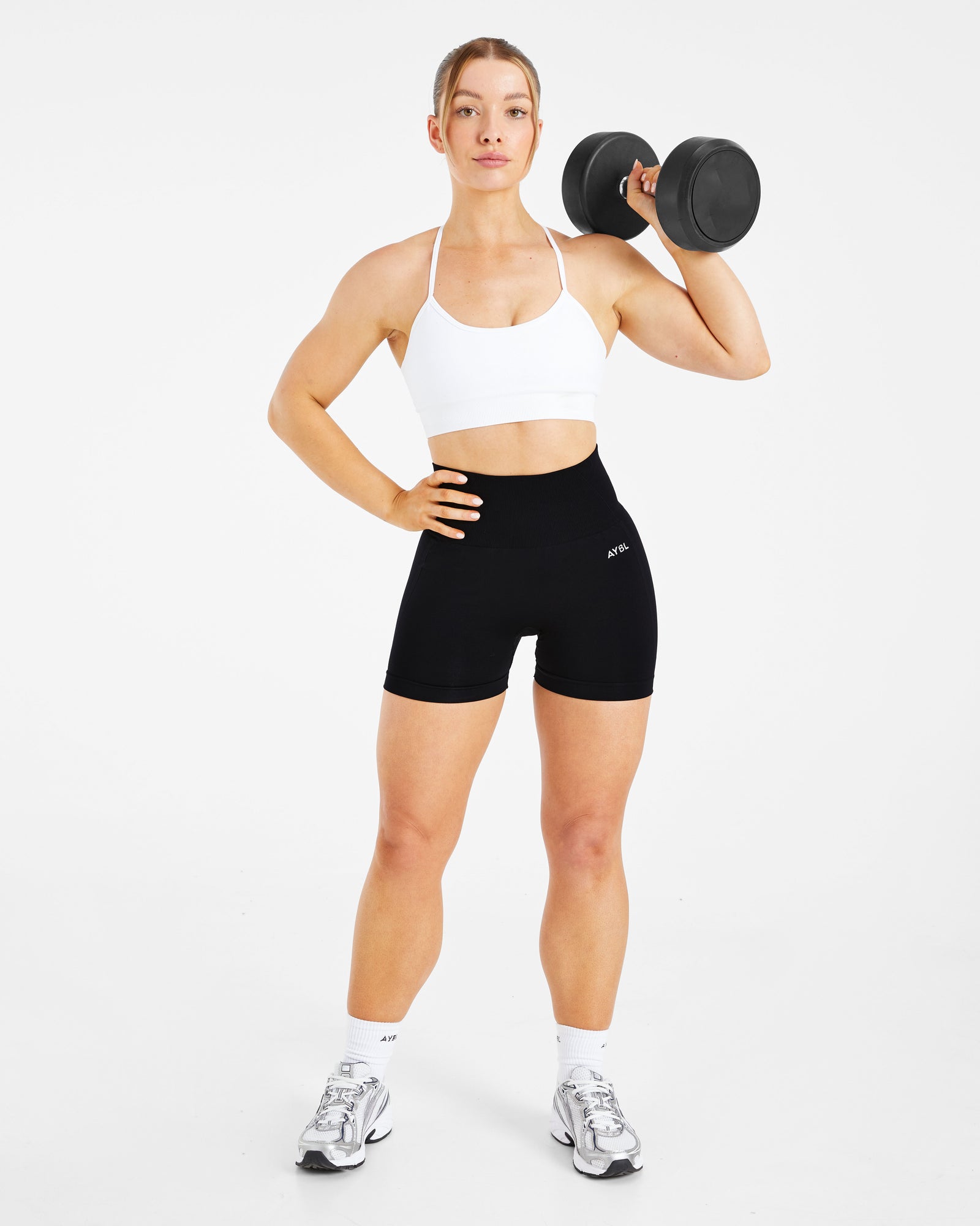 Empower Seamless Sports Bra - White