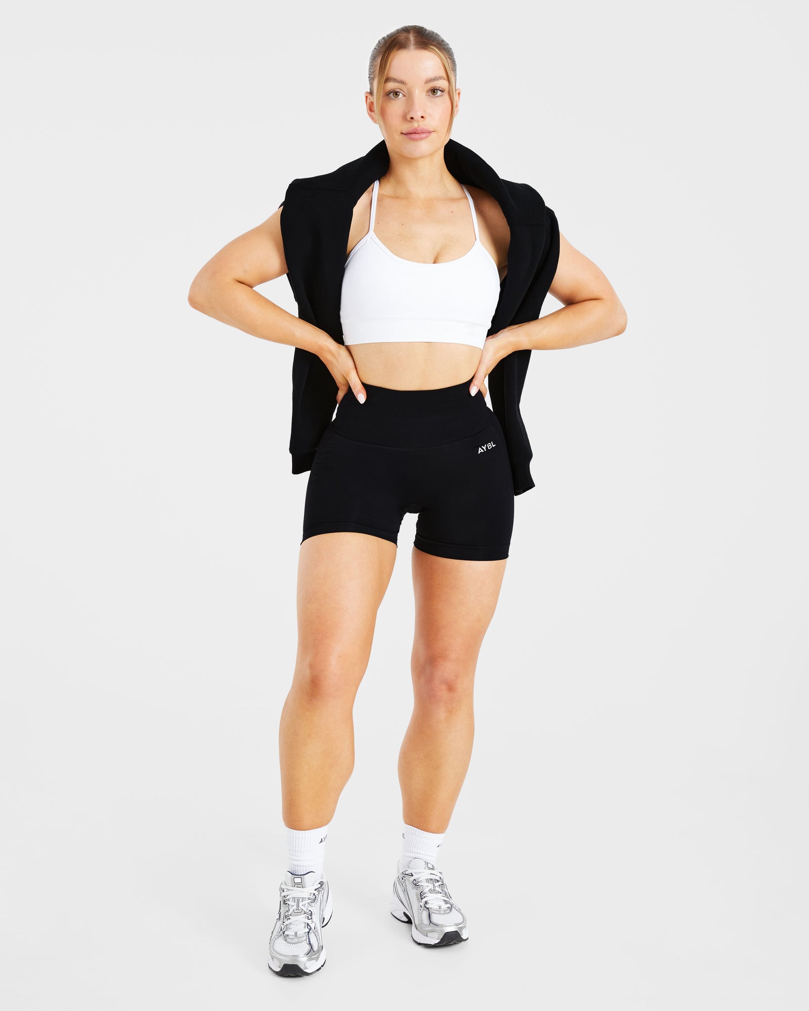 Empower Seamless Sports Bra - White