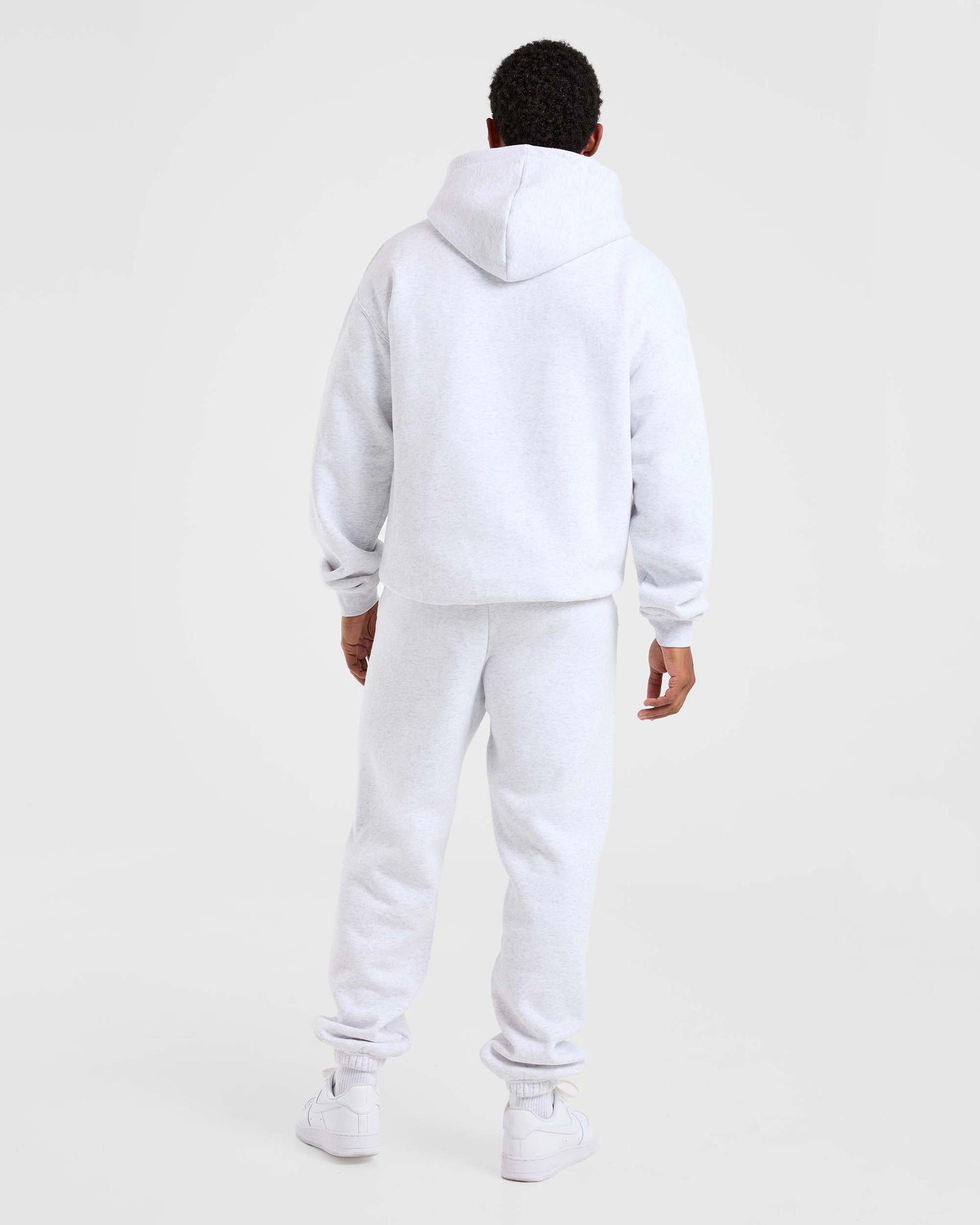 Academy Oversized Hoodie - Grey Marl