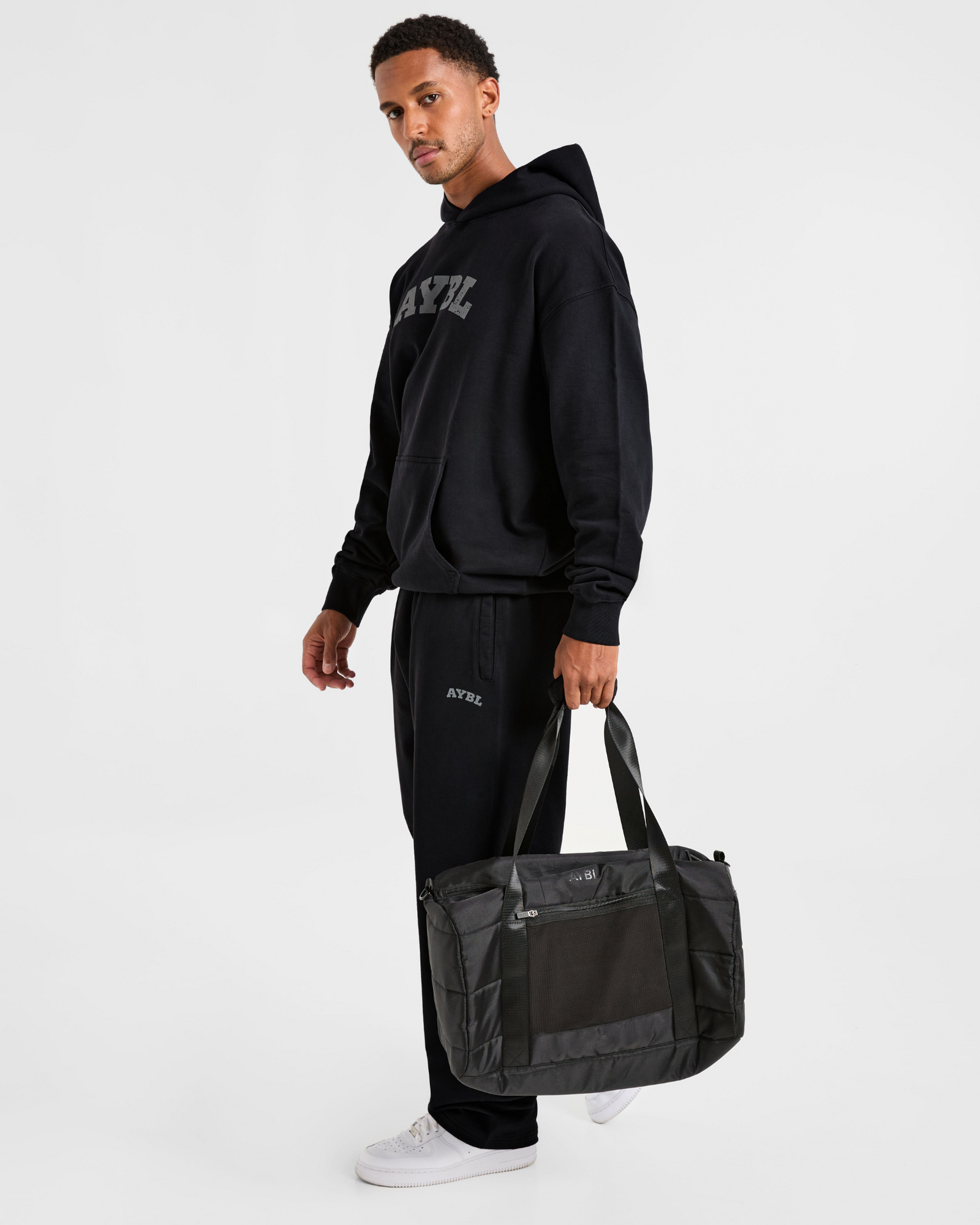 Elite Straight Leg Joggers - Black/Charcoal