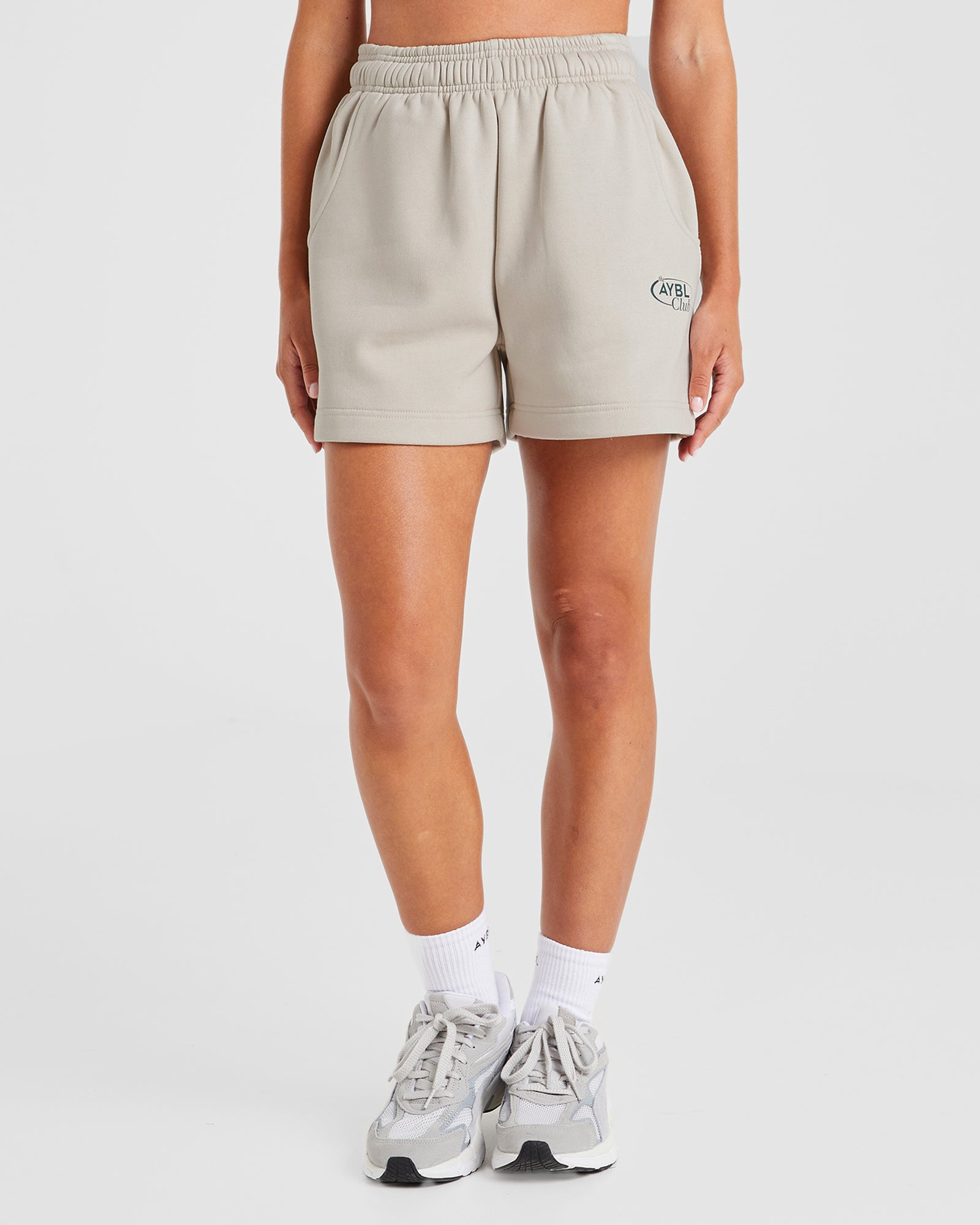 AYBL Club Shorts - Sand/Green