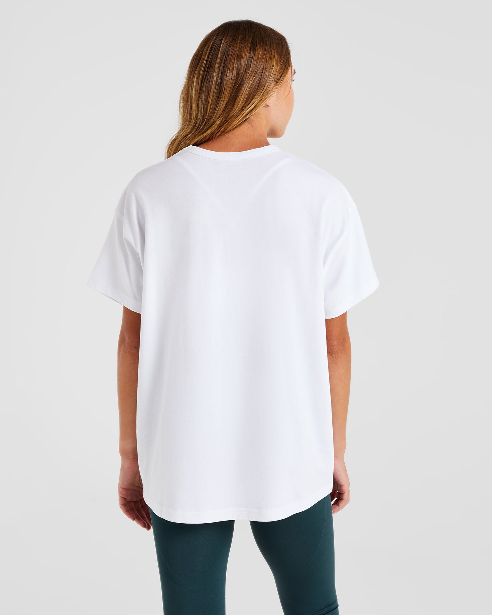 AYBL Calligraphy Oversized T Shirt - White
