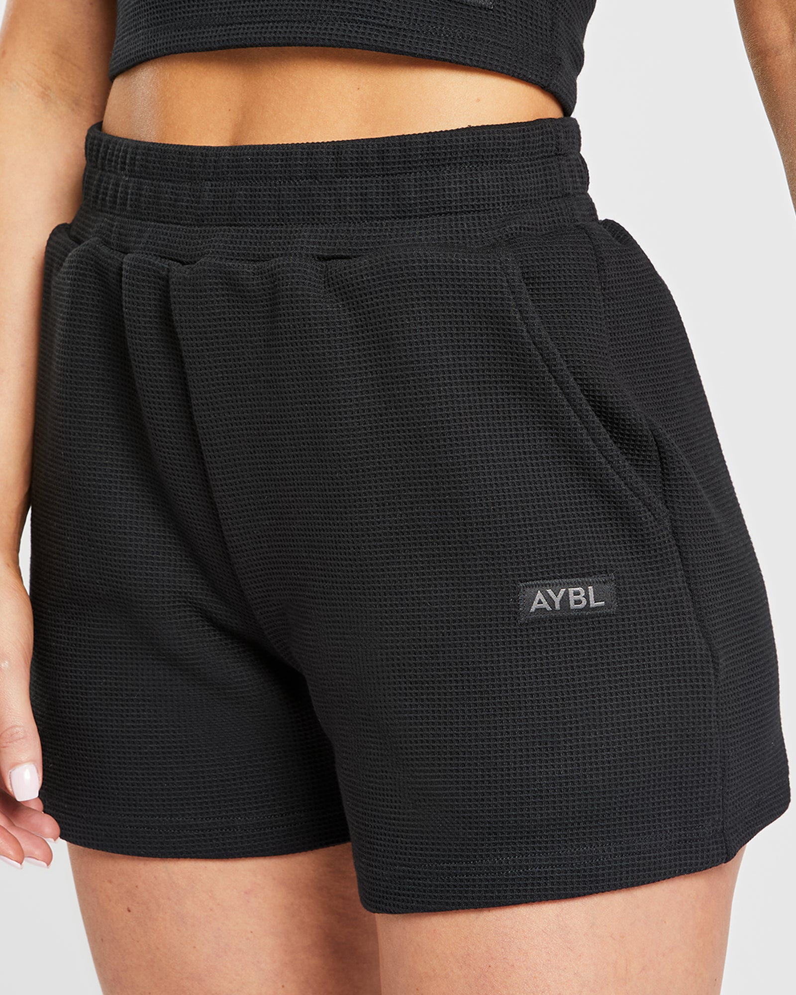 Waffle Shorts - Black