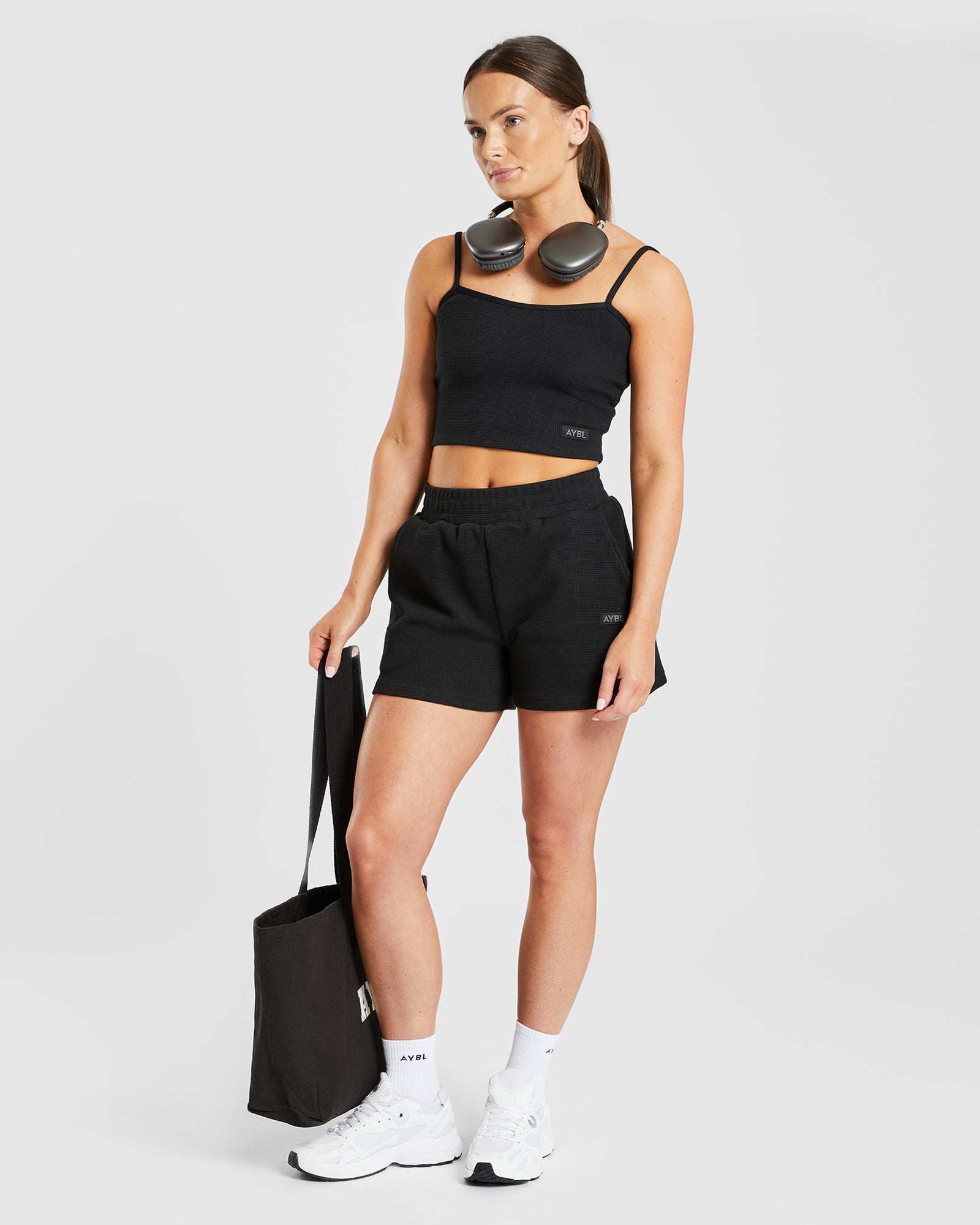 Waffle Shorts - Black