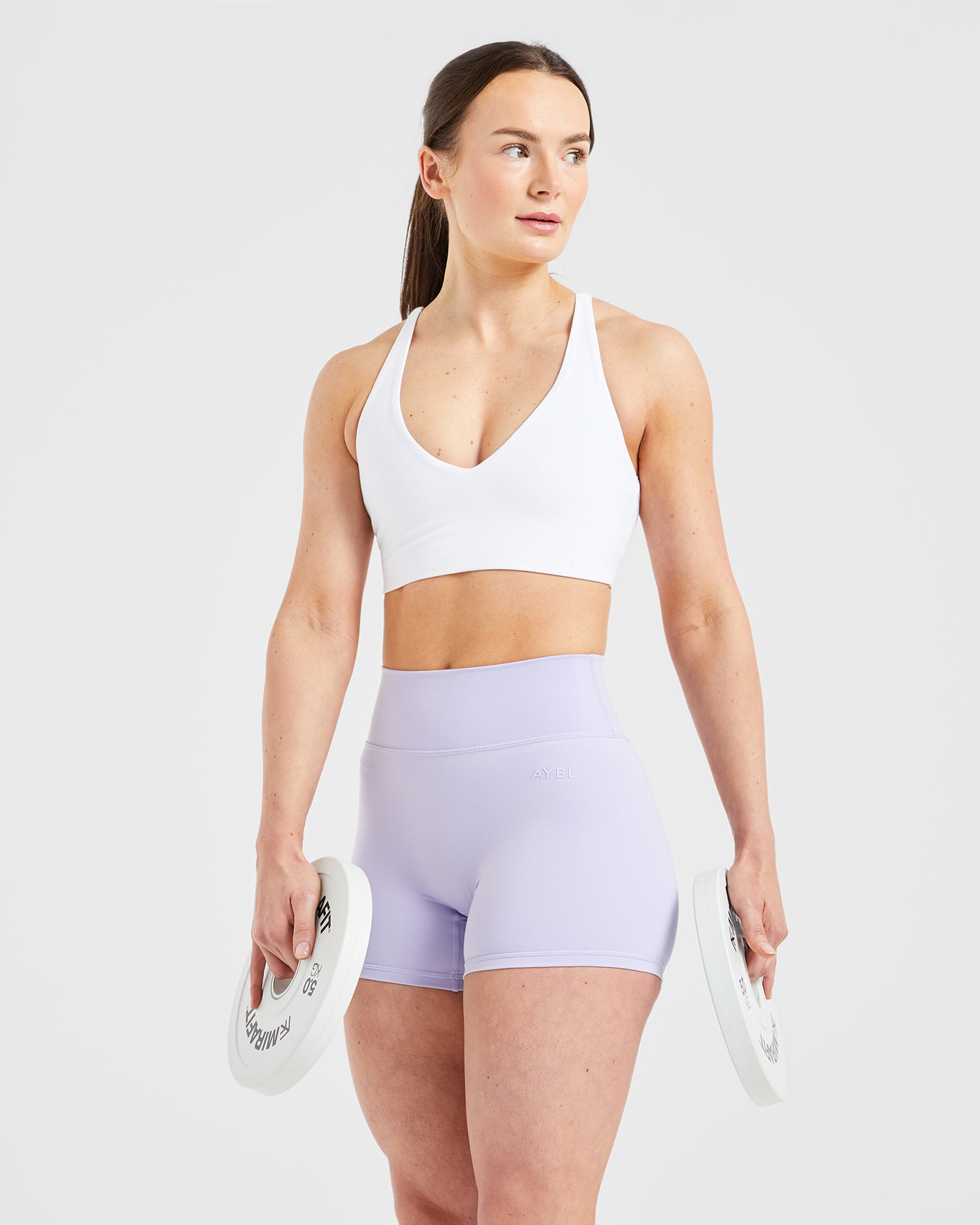 Staple Sports Bra - White