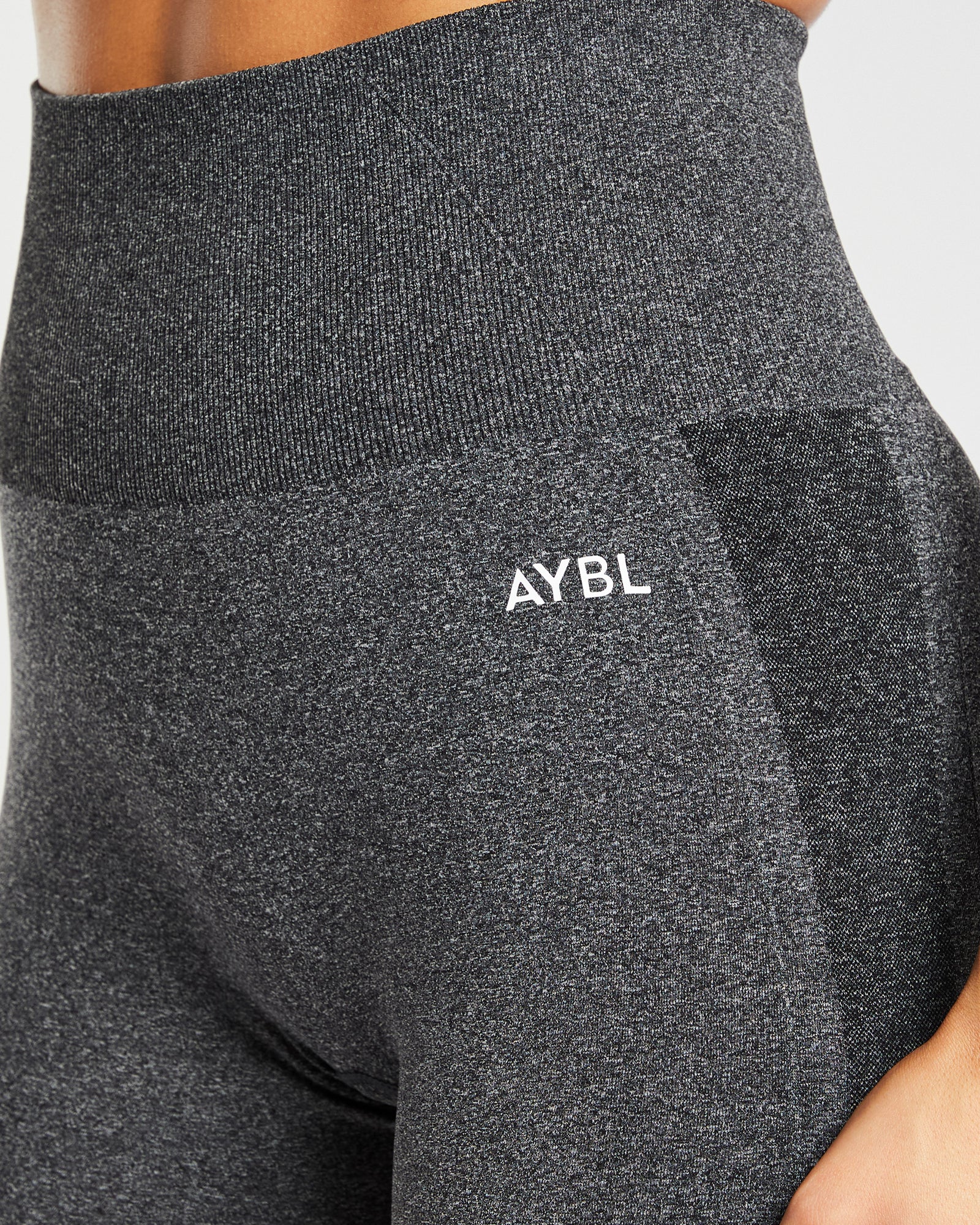 Empower Seamless Shorts - Black Marl - aybldev