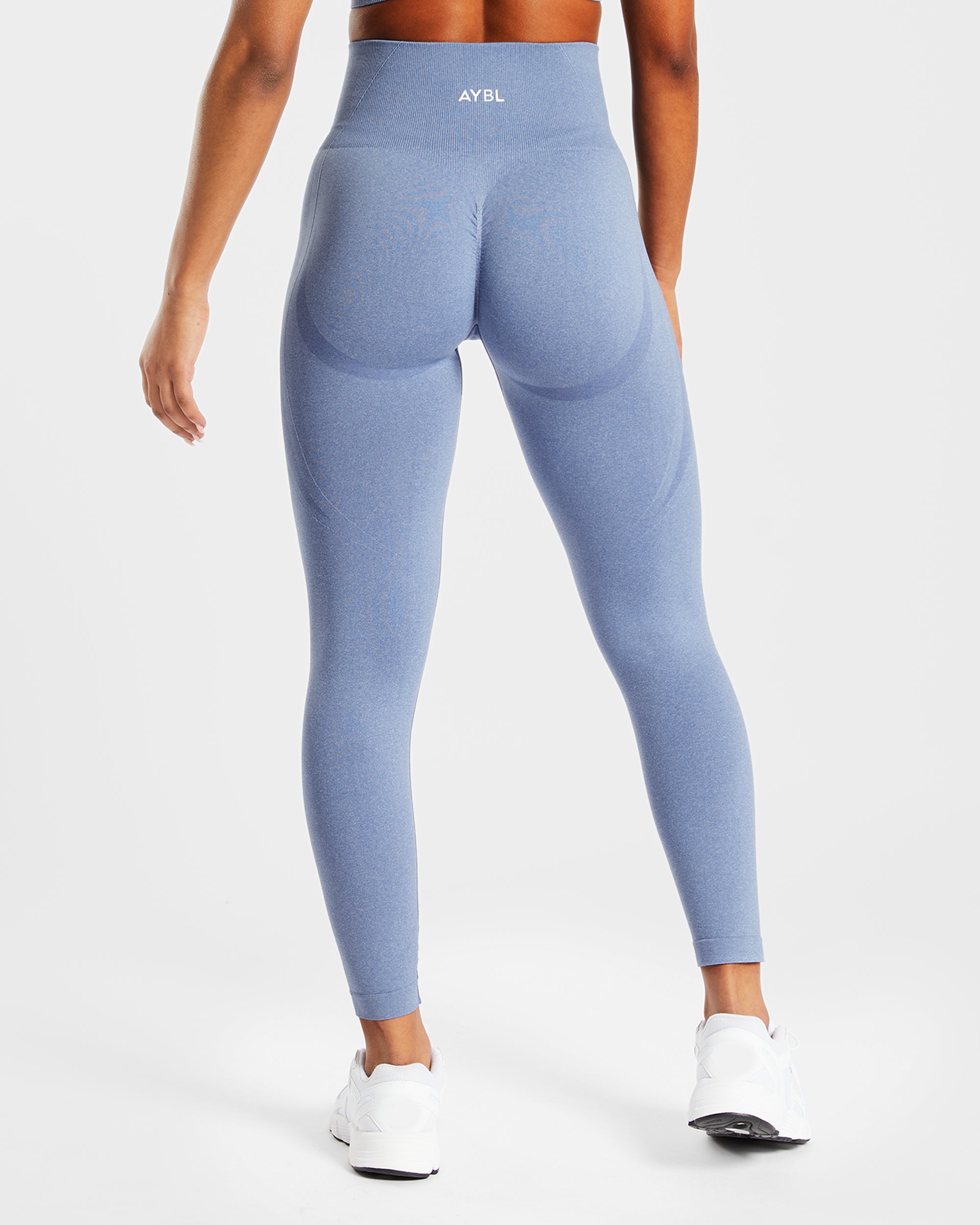 Empower Seamless Leggings - Blue Marl
