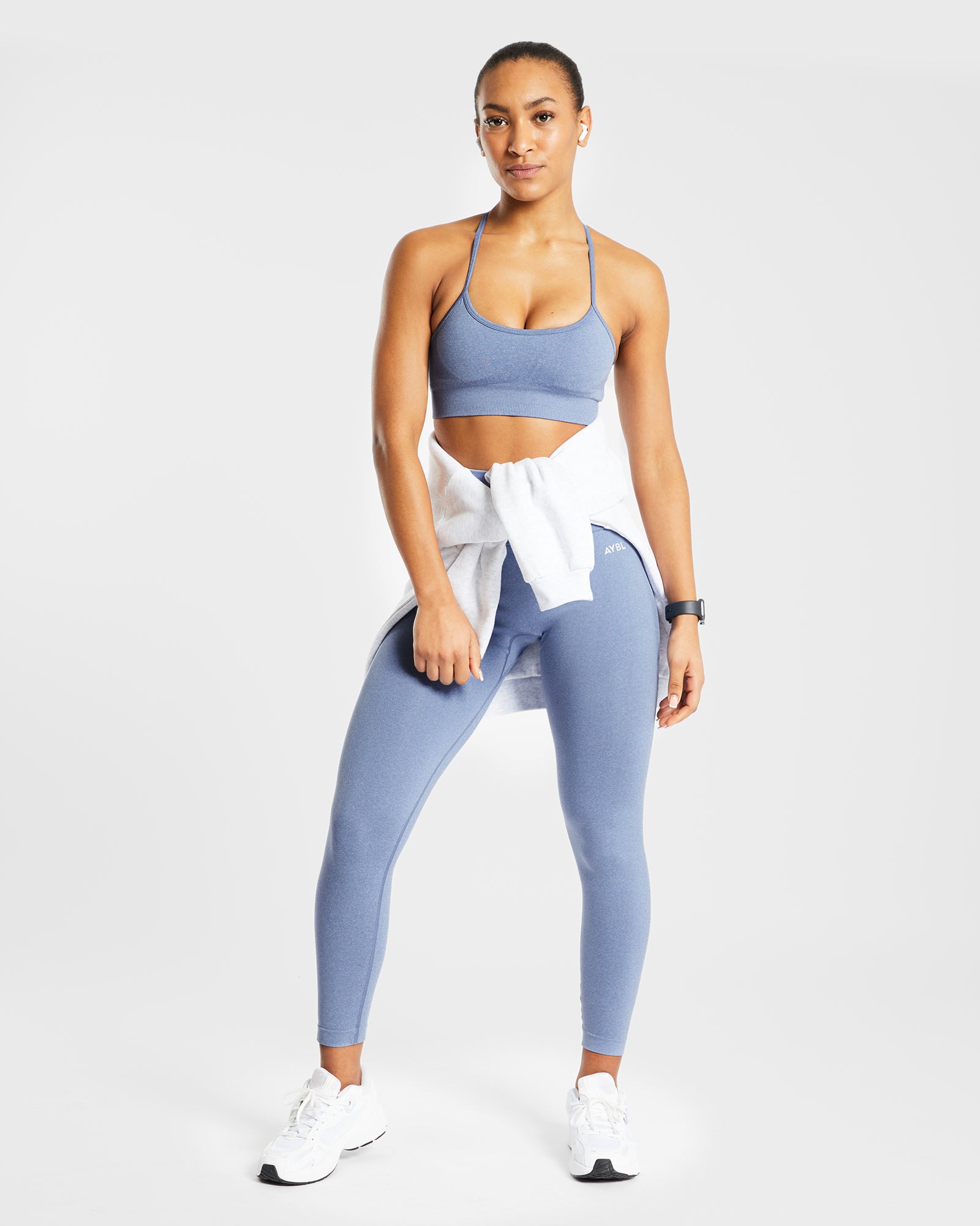 Empower Seamless Leggings - Blue Marl