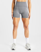 Empower Seamless Shorts - Grey Marl - aybldev
