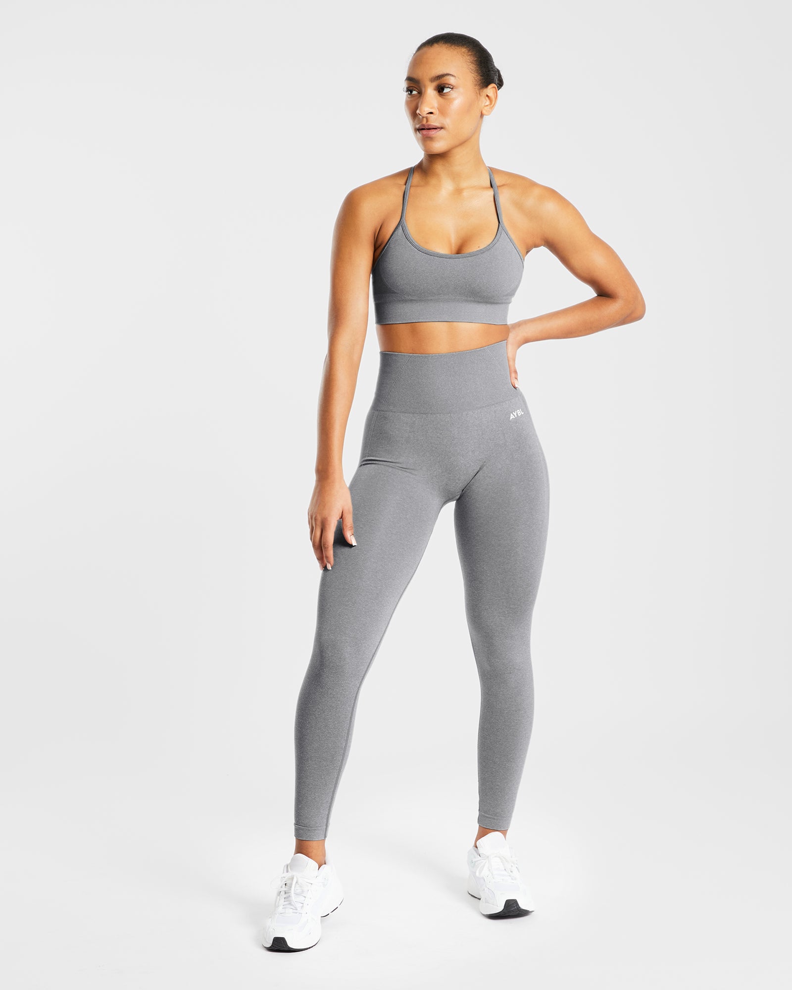Empower Seamless Leggings - Grey Marl