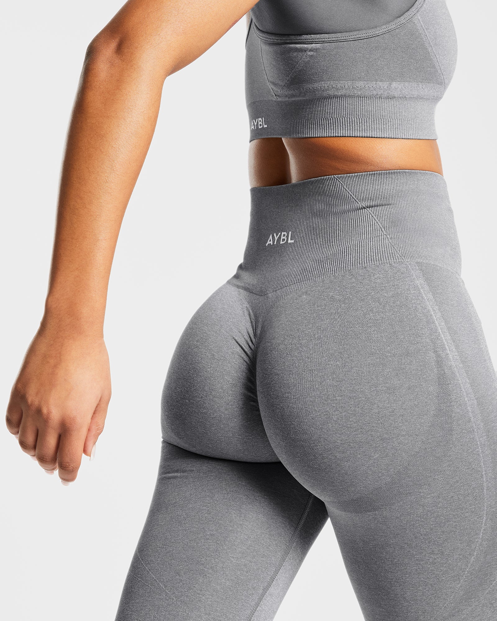 Empower Seamless Leggings - Grey Marl