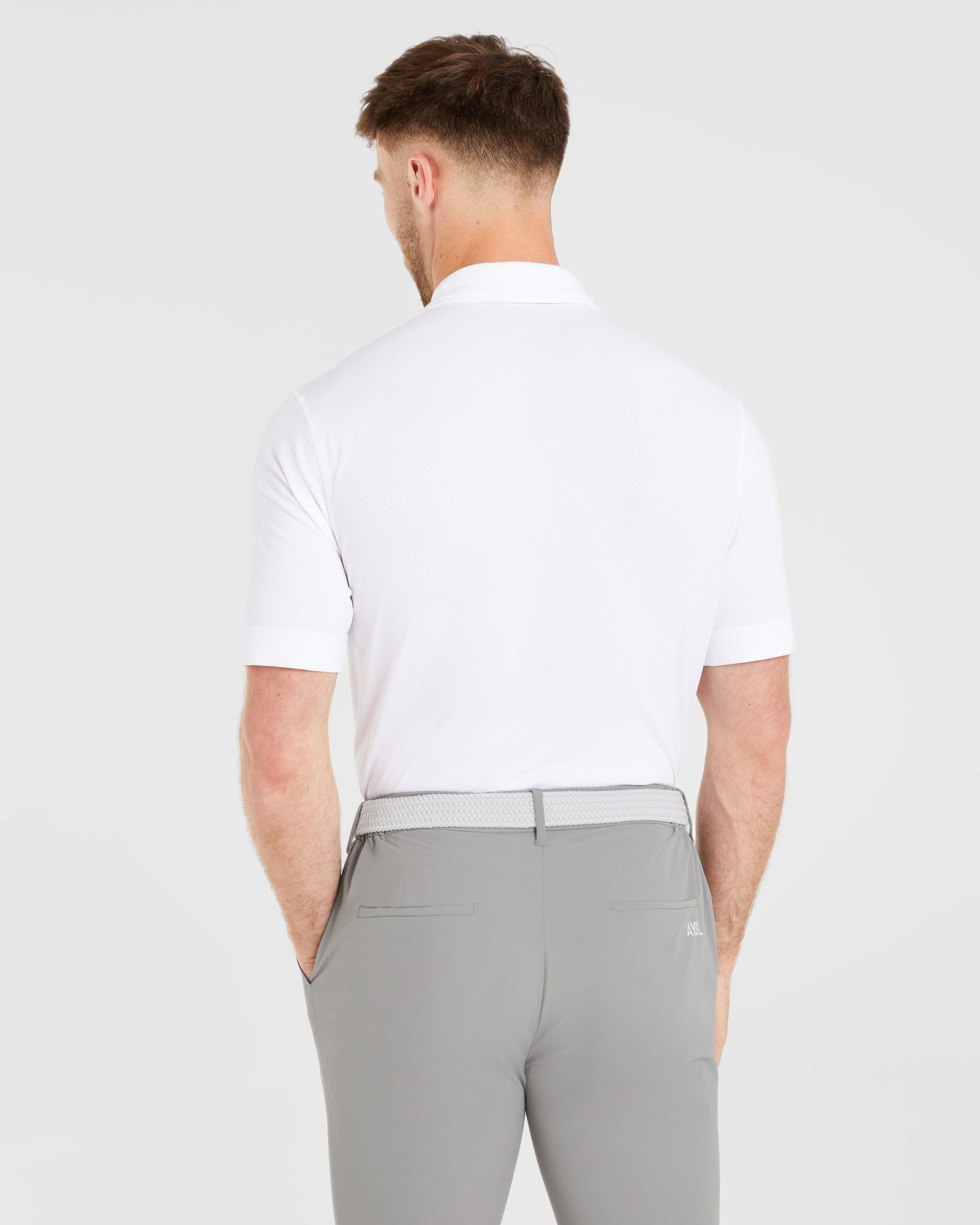 Performance Seamless Polo - White