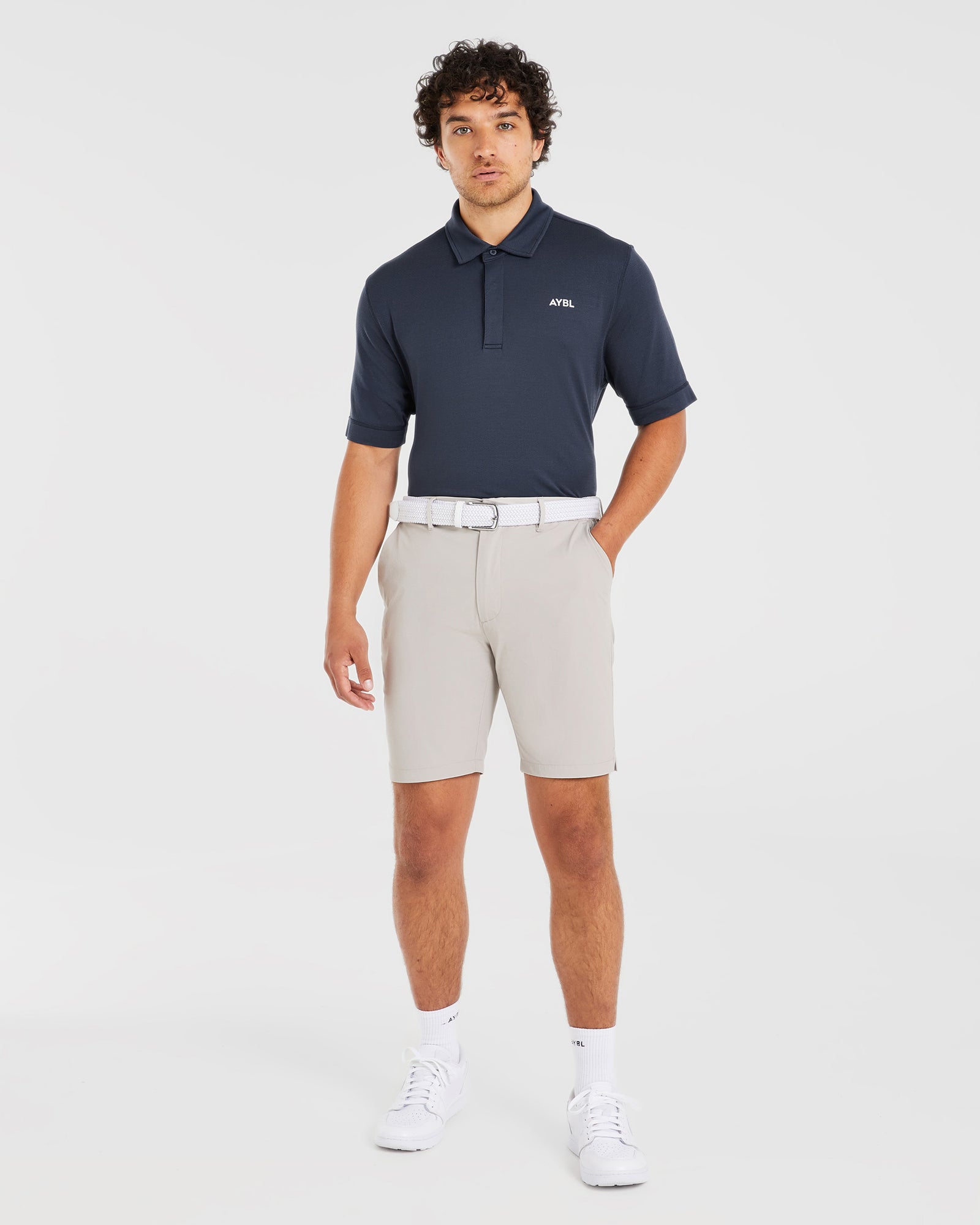 Performance Seamless Polo - Navy