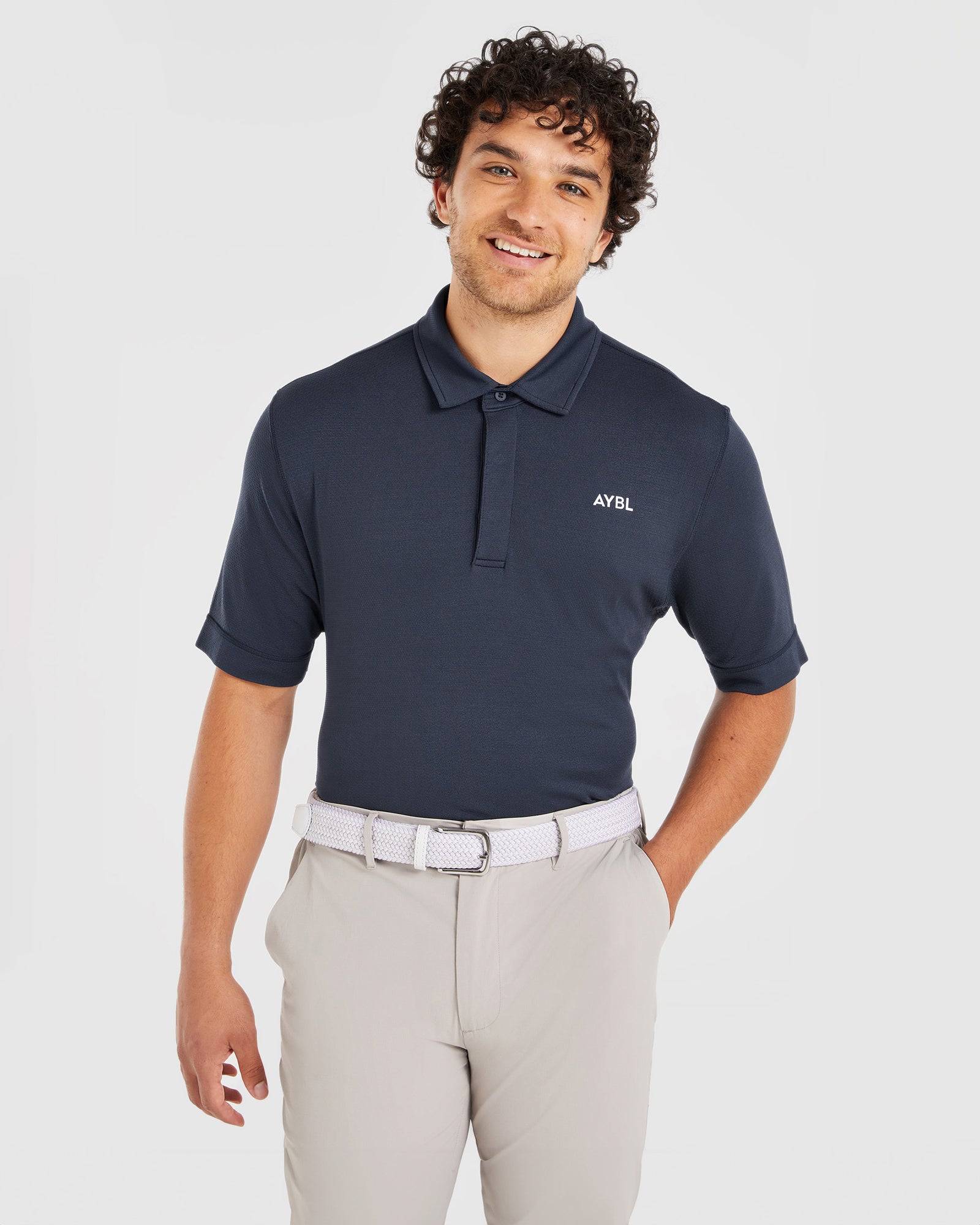 Performance Seamless Polo - Navy