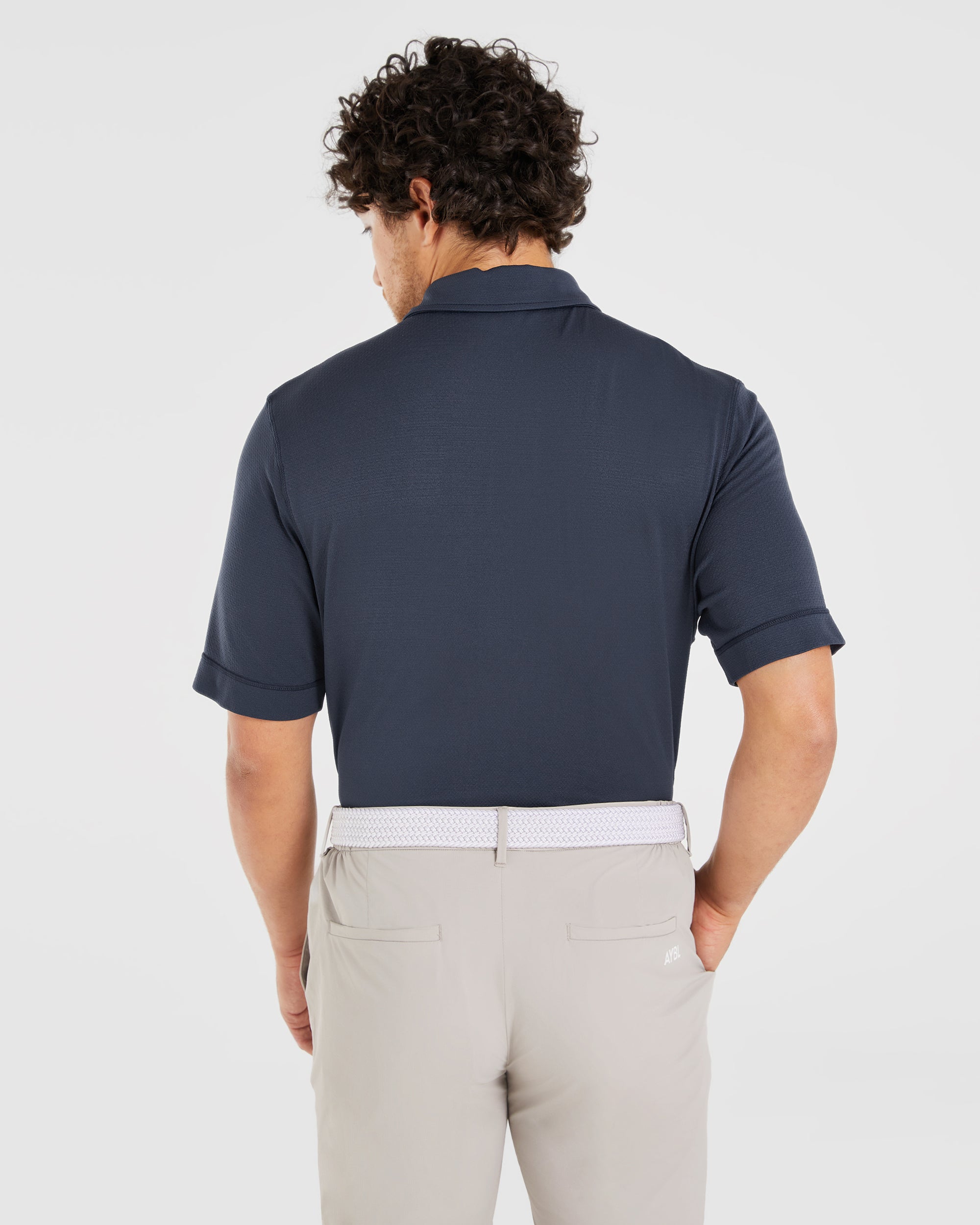 Performance Seamless Polo - Navy