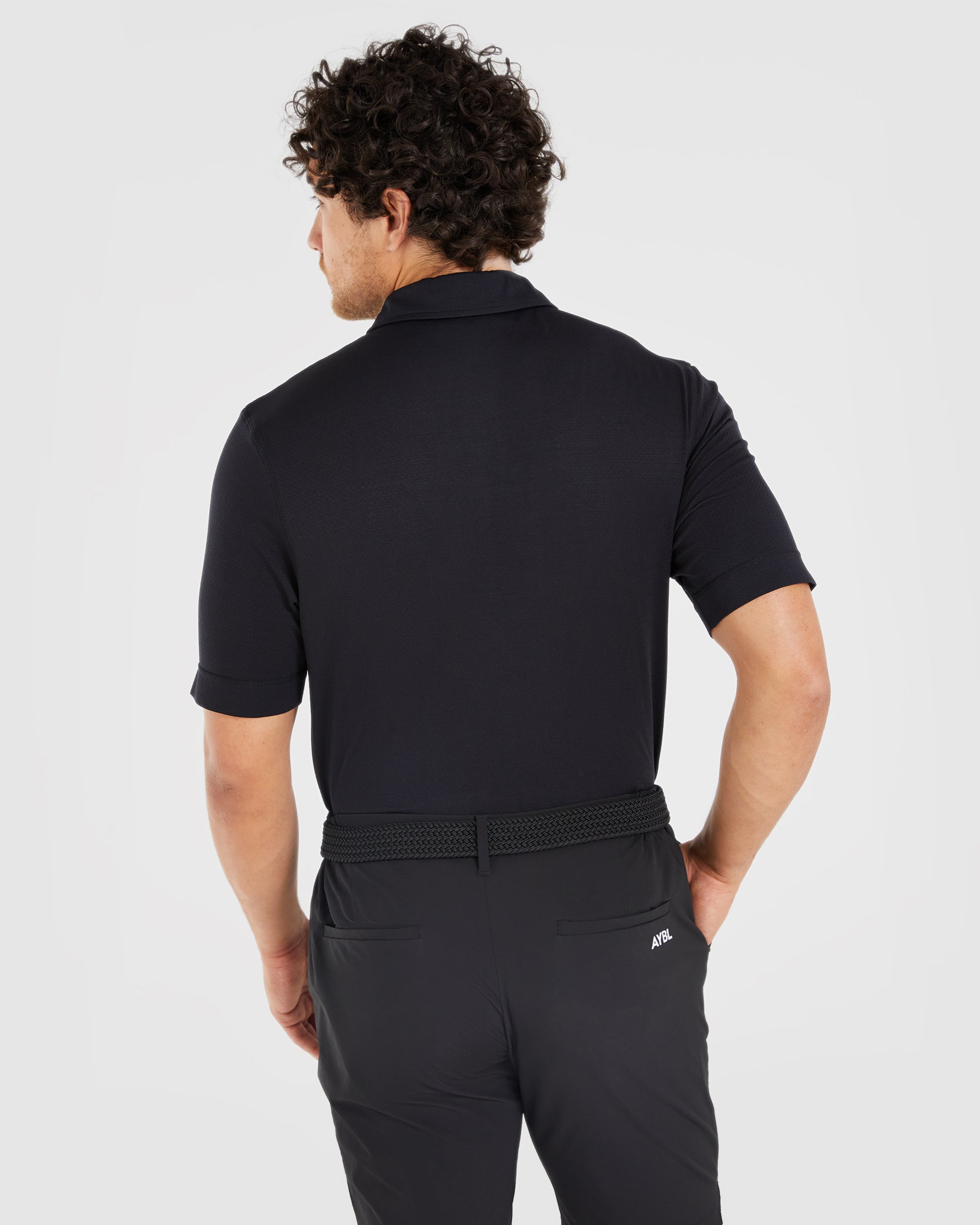 Performance Seamless Polo - Black