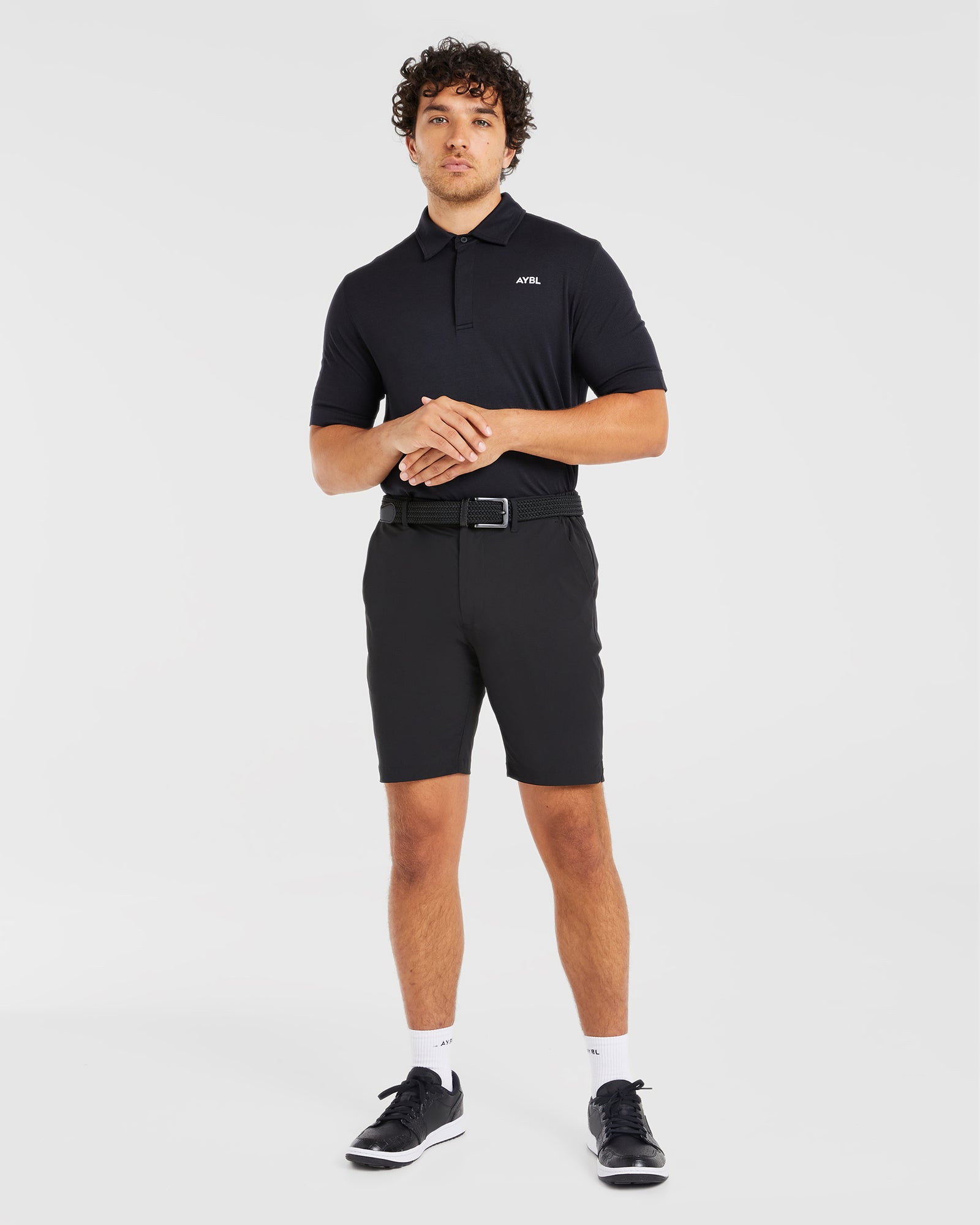 Performance Seamless Polo - Black