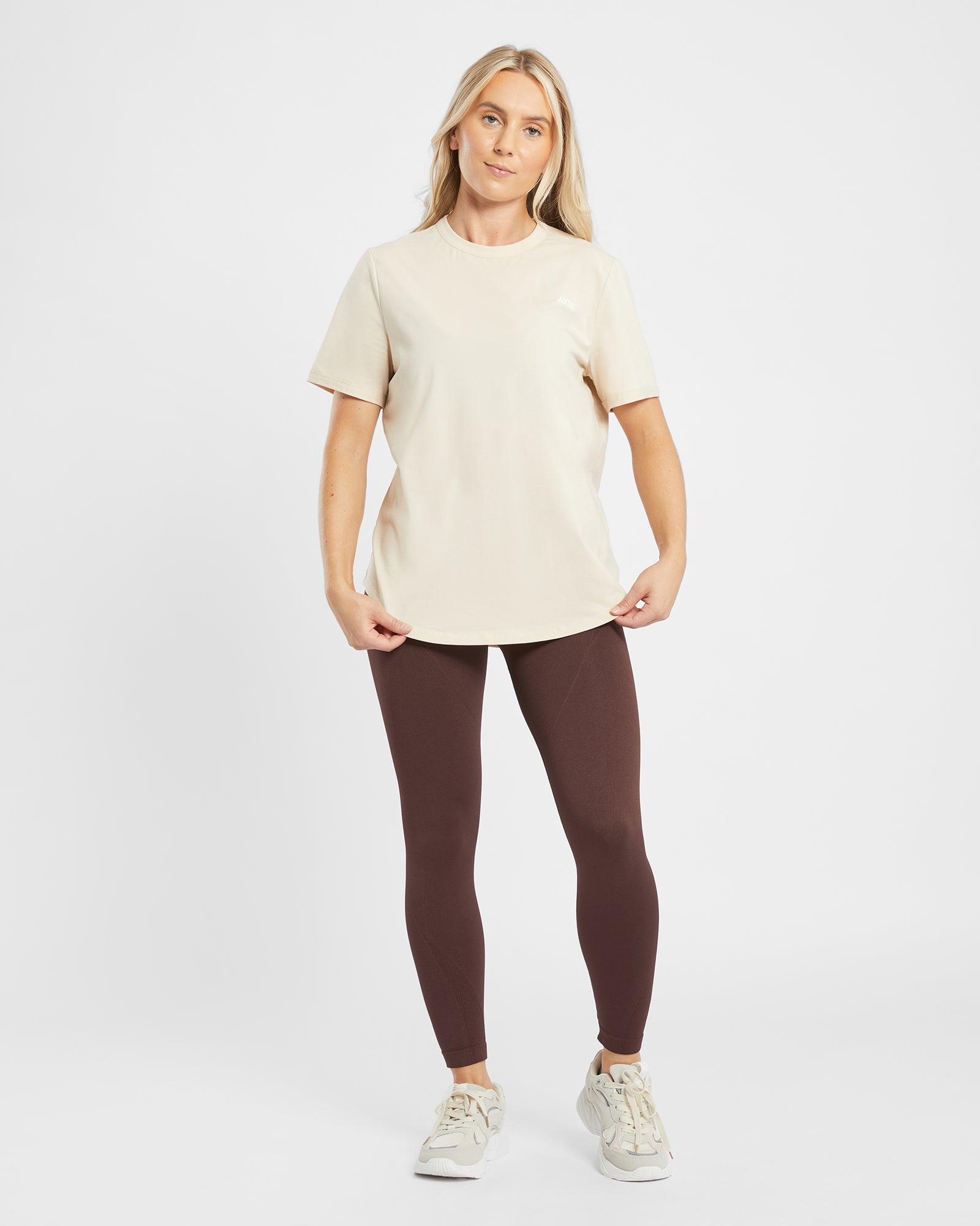 Everyday Relaxed T Shirt - Cream