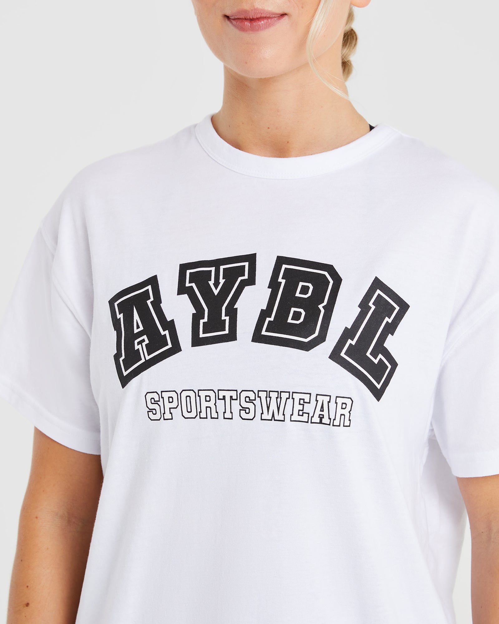 AYBL Sports Oversized T Shirt - White