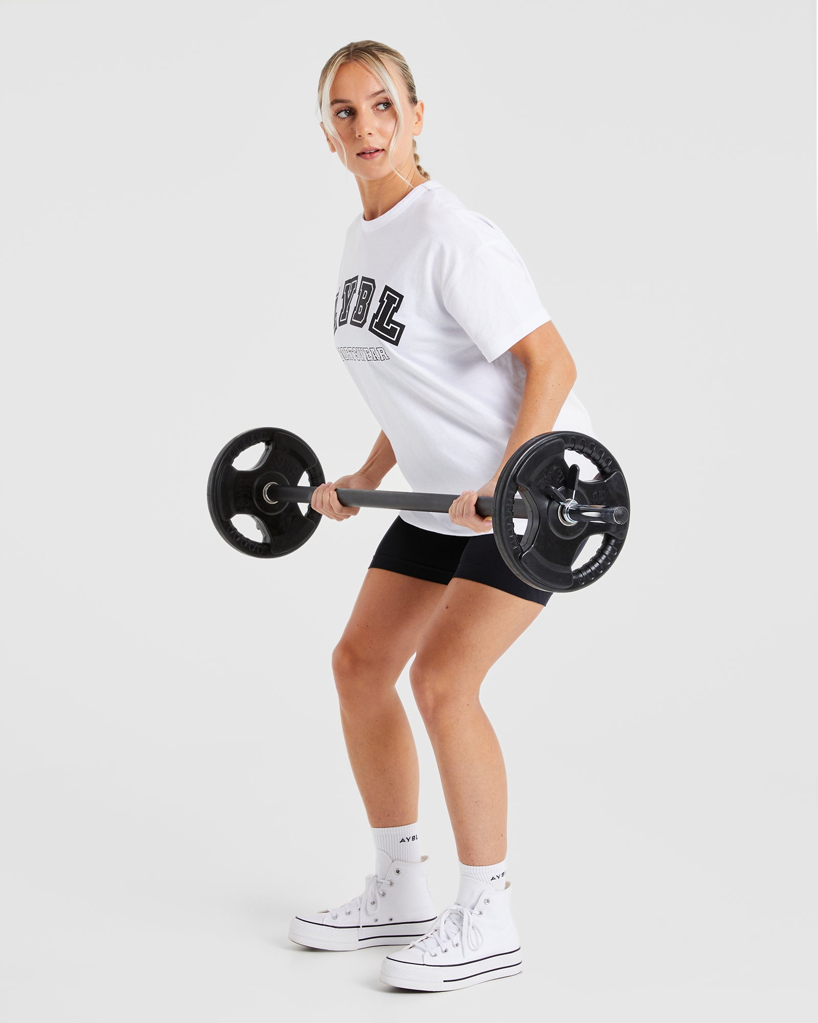 AYBL Sports Oversized T Shirt - White