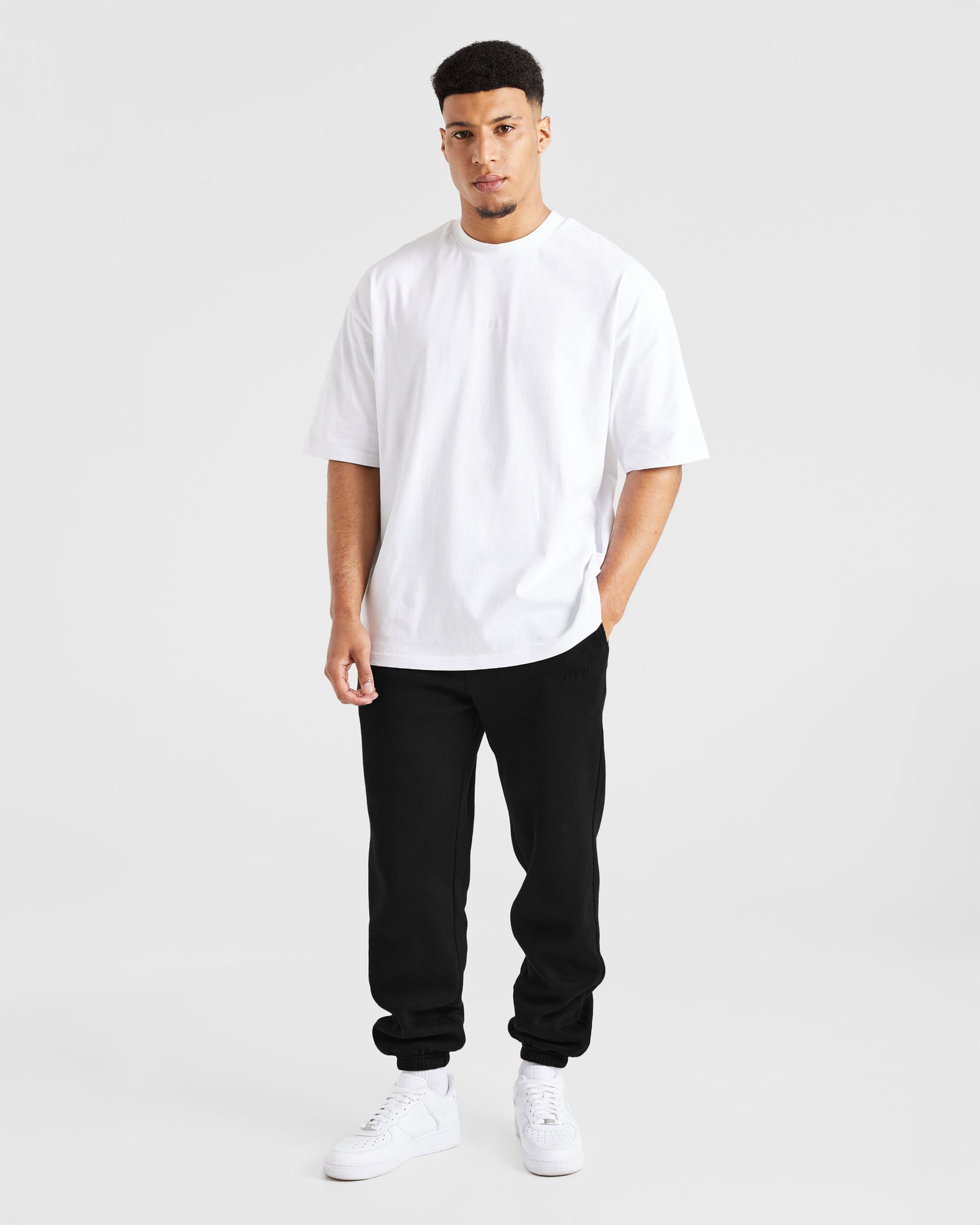 Etched Joggers - Black