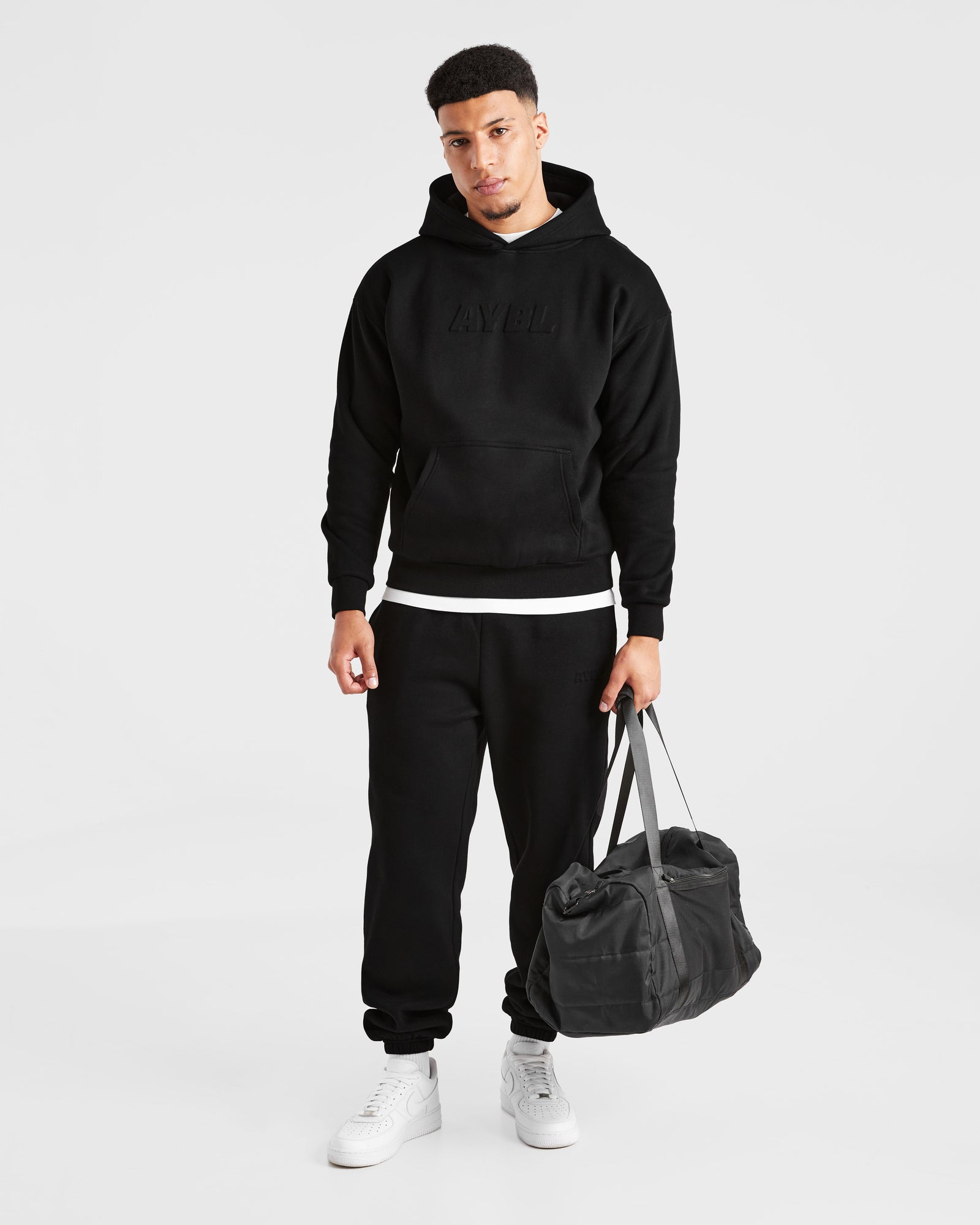 Etched Hoodie - Black