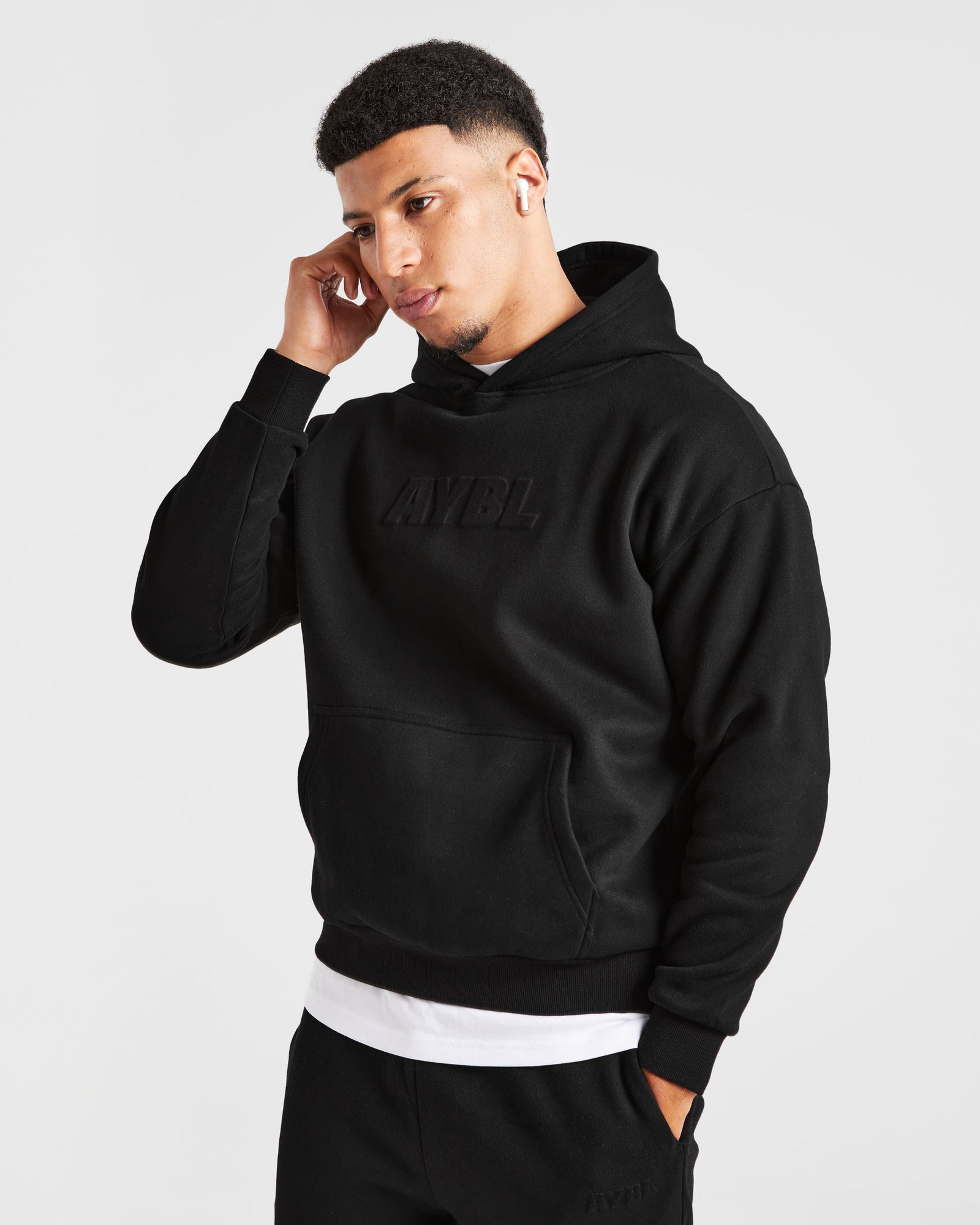 Etched Hoodie - Black