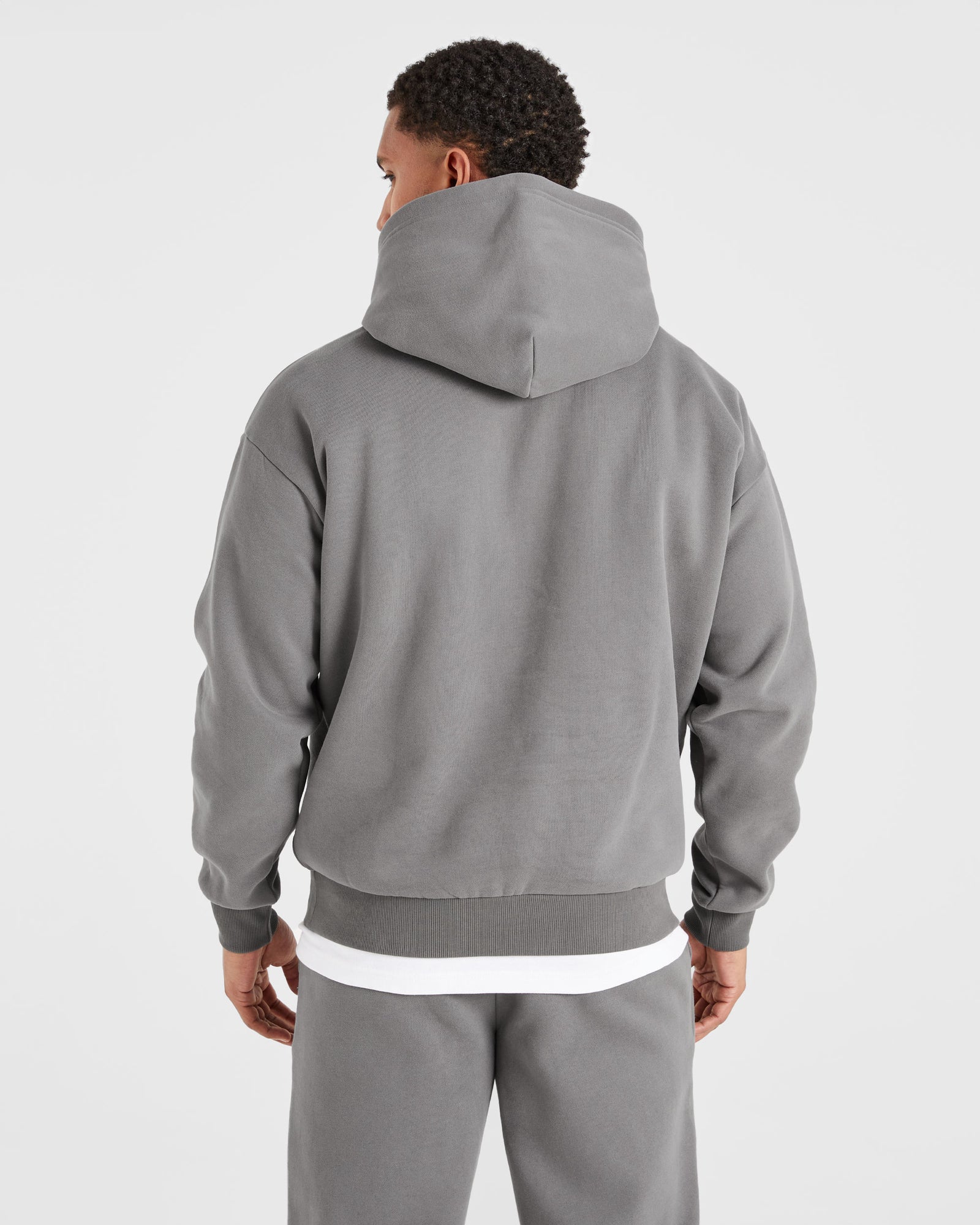 Etched Hoodie - Steel Grey
