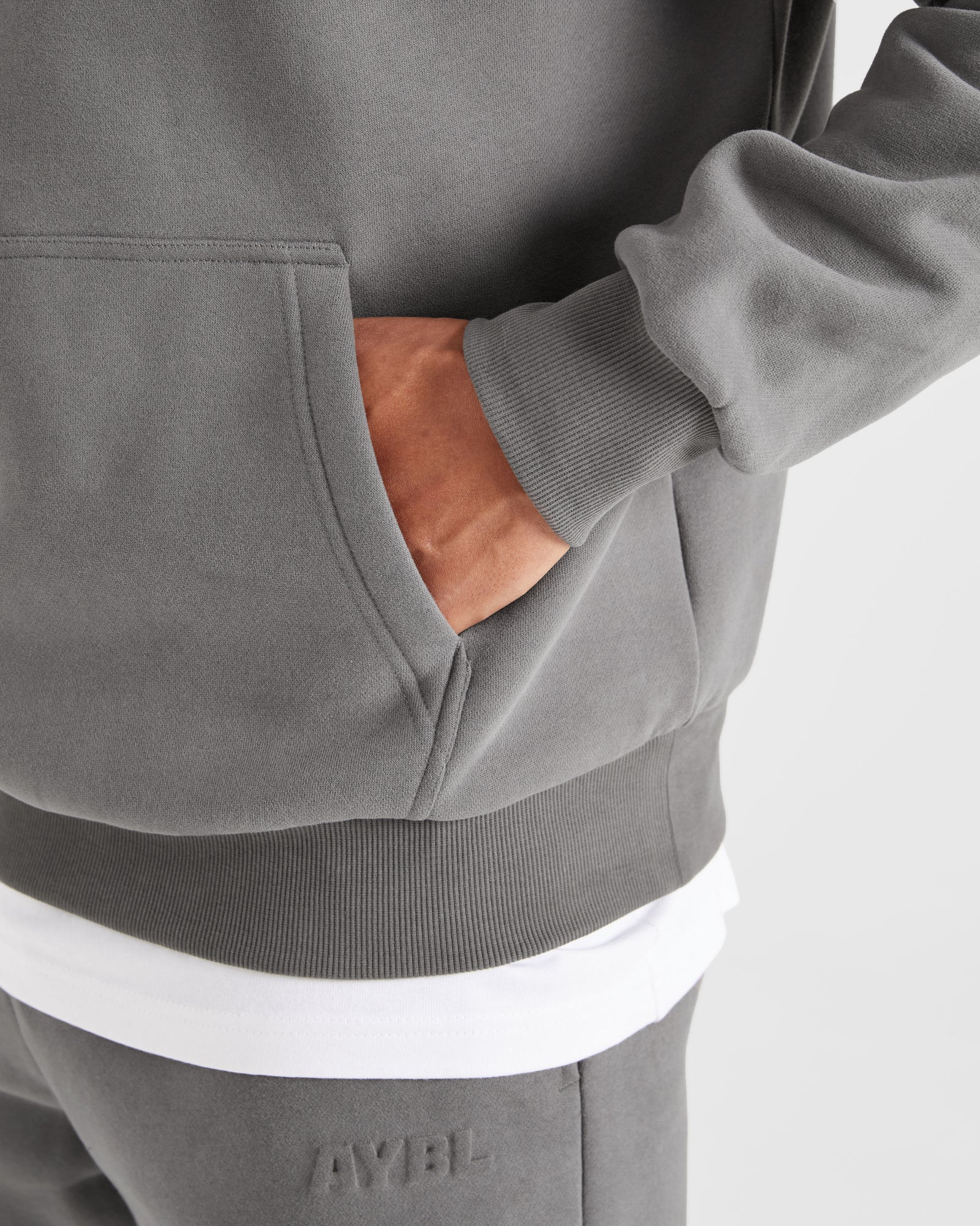 Etched Hoodie - Steel Grey