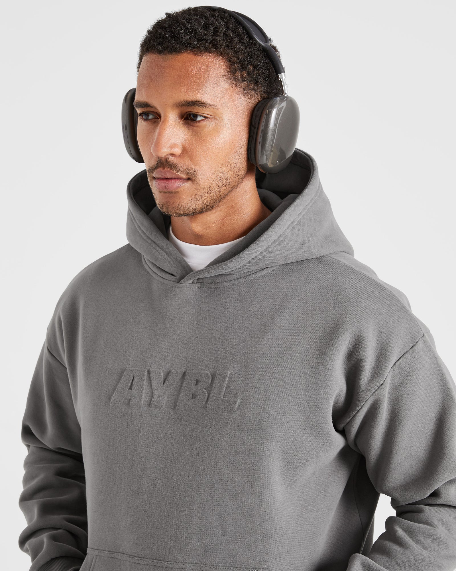 Etched Hoodie - Steel Grey