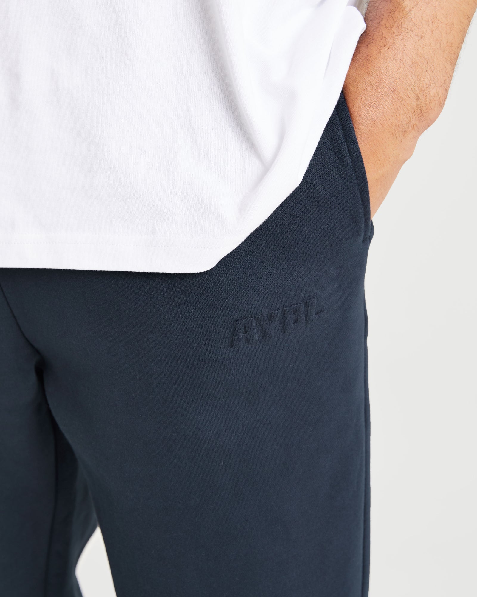 Etched Joggers - Navy