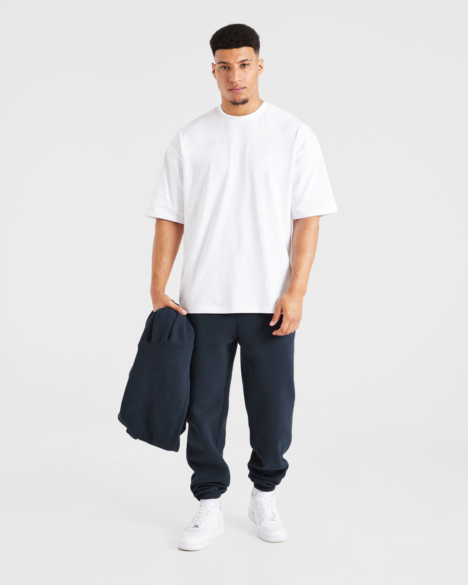 Etched Joggers - Navy