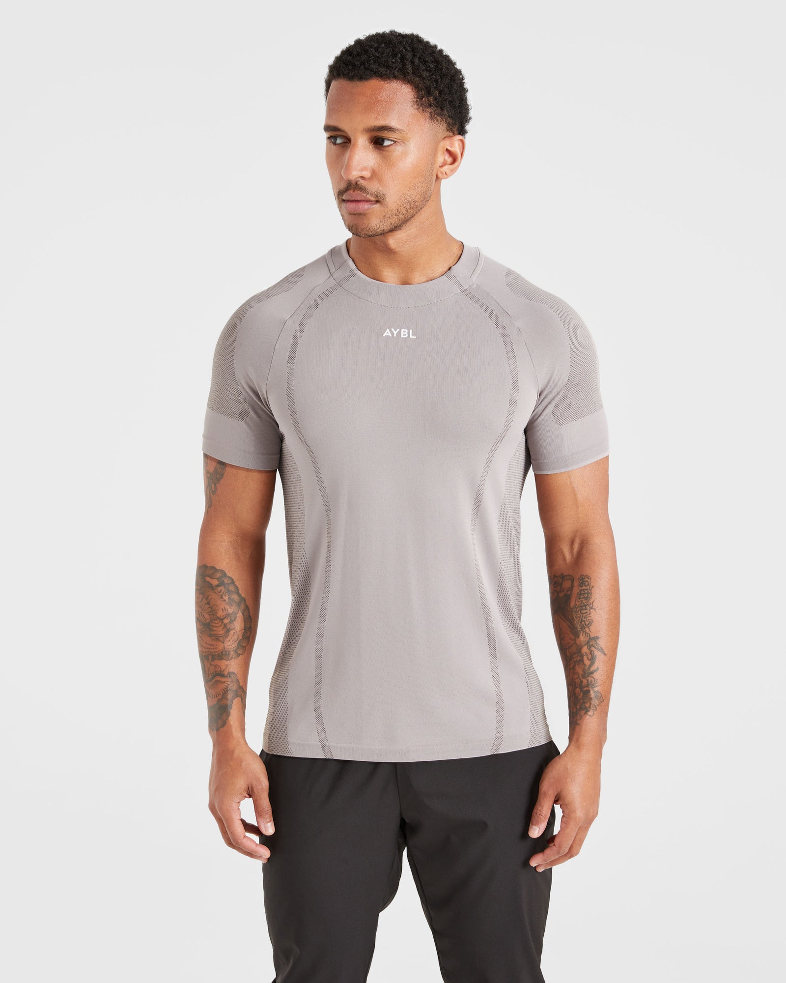 Attain Seamless T Shirt - Woodland Fog