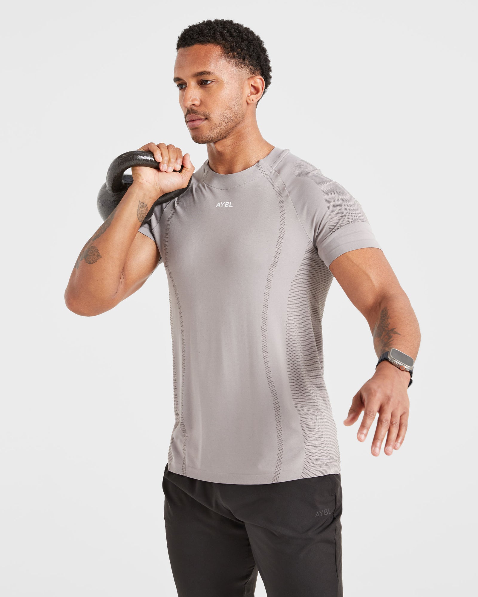 Attain Seamless T Shirt - Woodland Fog