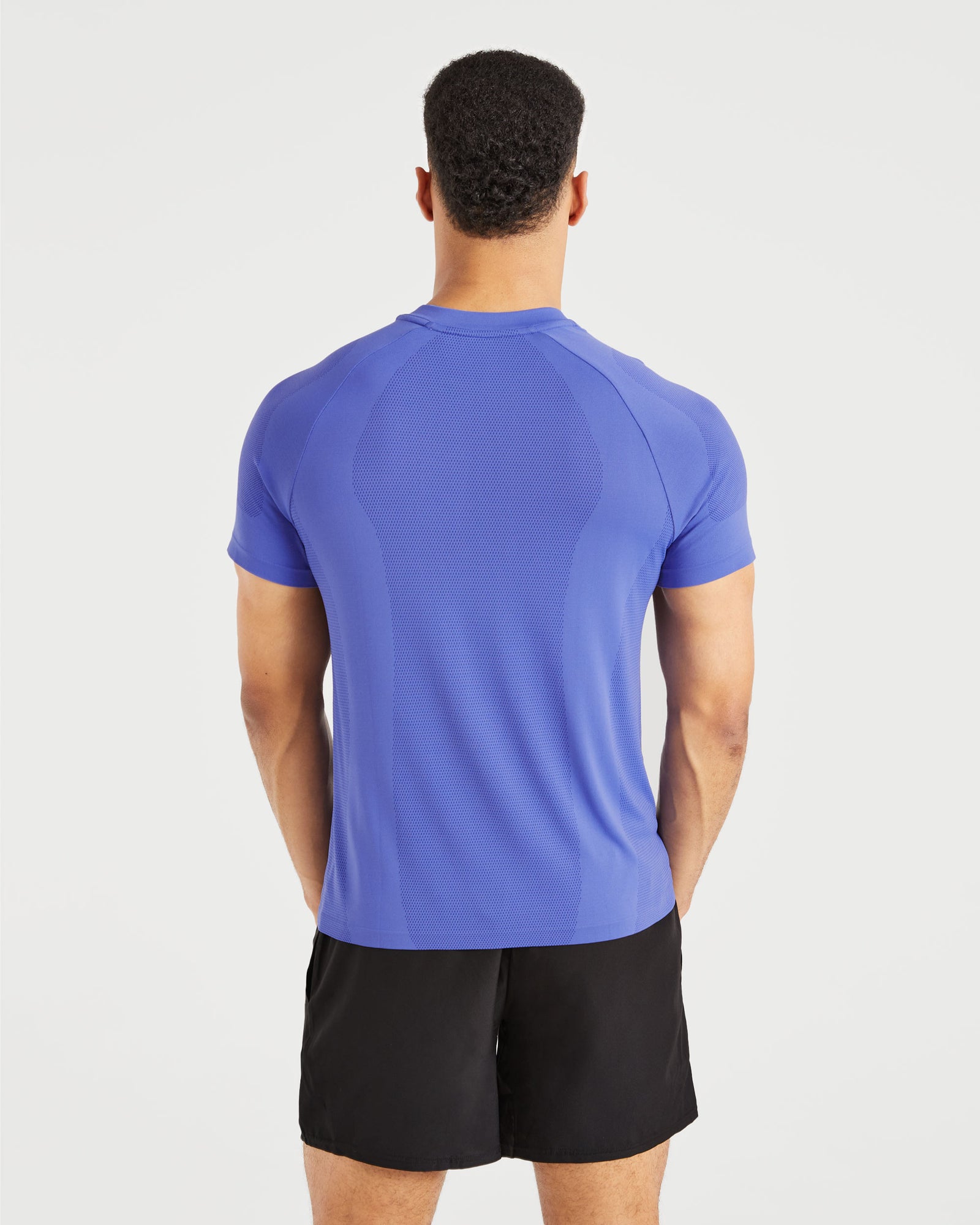 Attain Seamless T Shirt - Indigo Mist
