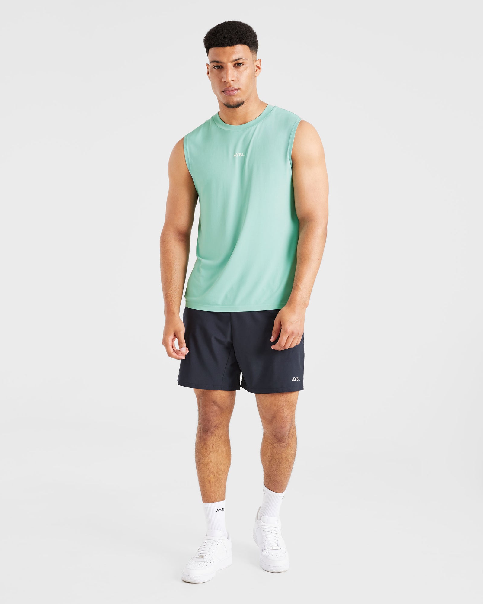 Attain Seamless Vest - Aqua Mint