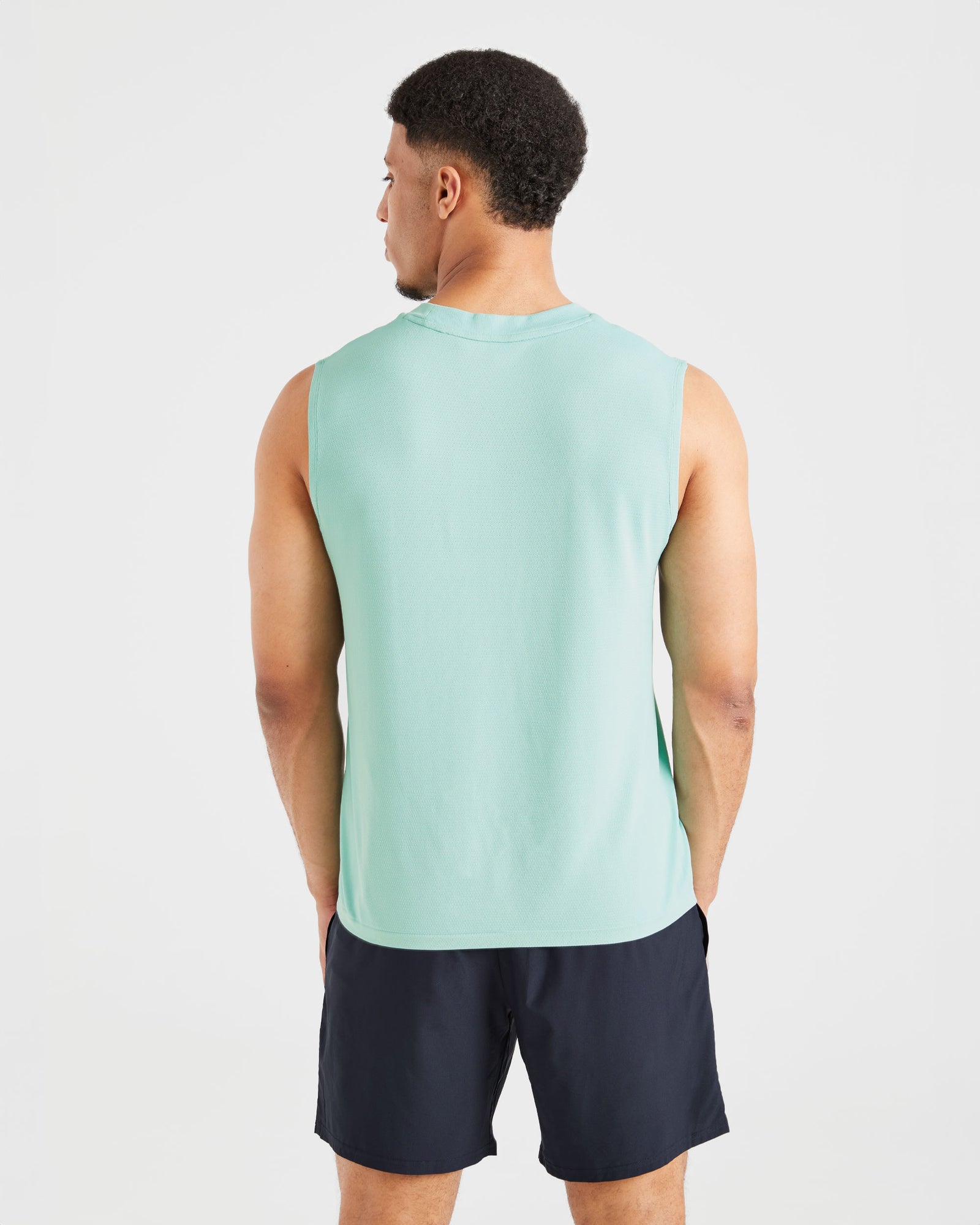 Attain Seamless Vest - Aqua Mint