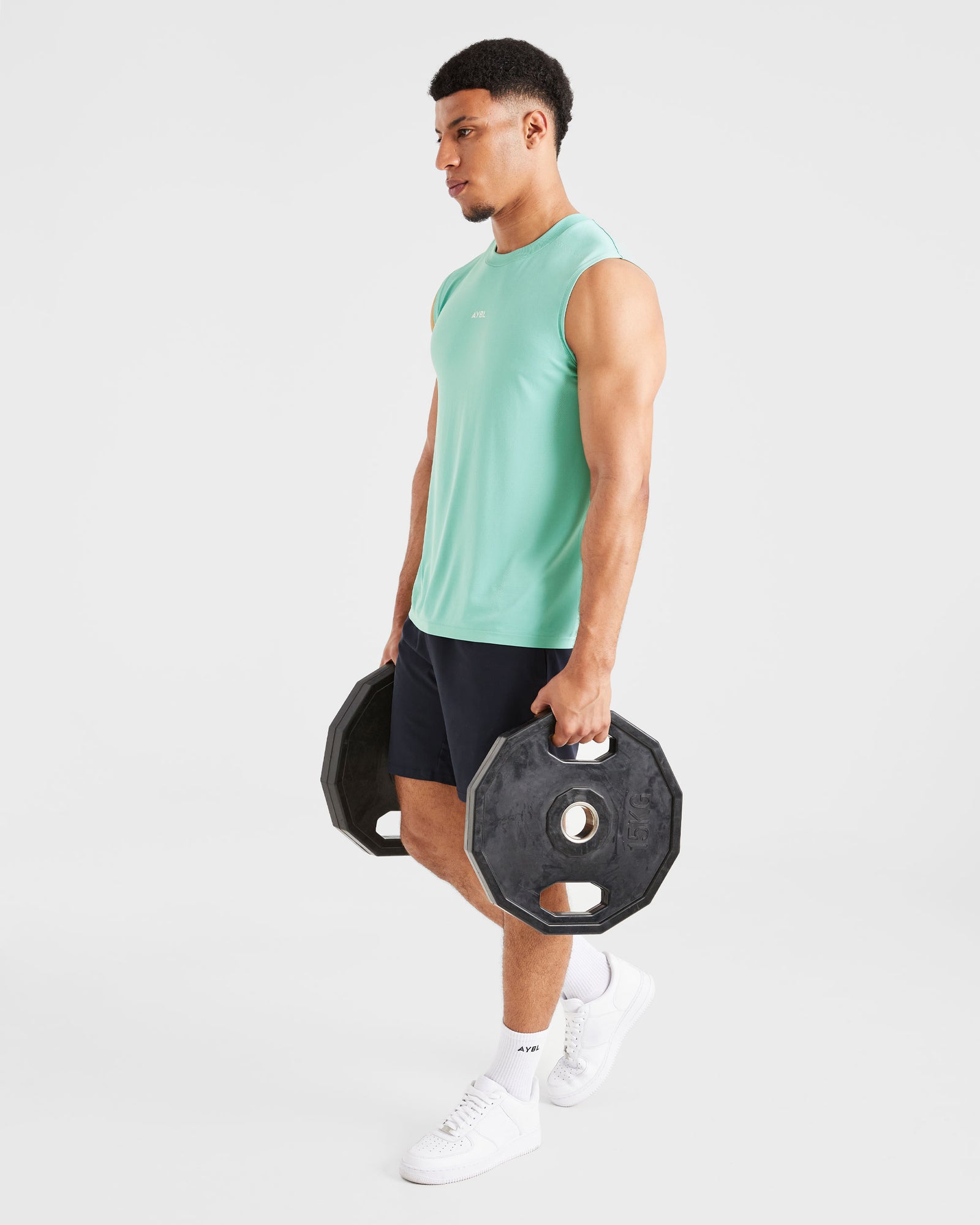 Attain Seamless Vest - Aqua Mint