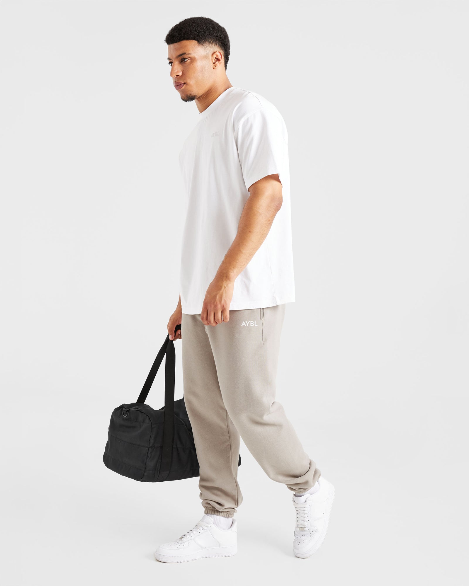 Essential Oversized Joggers - Stone
