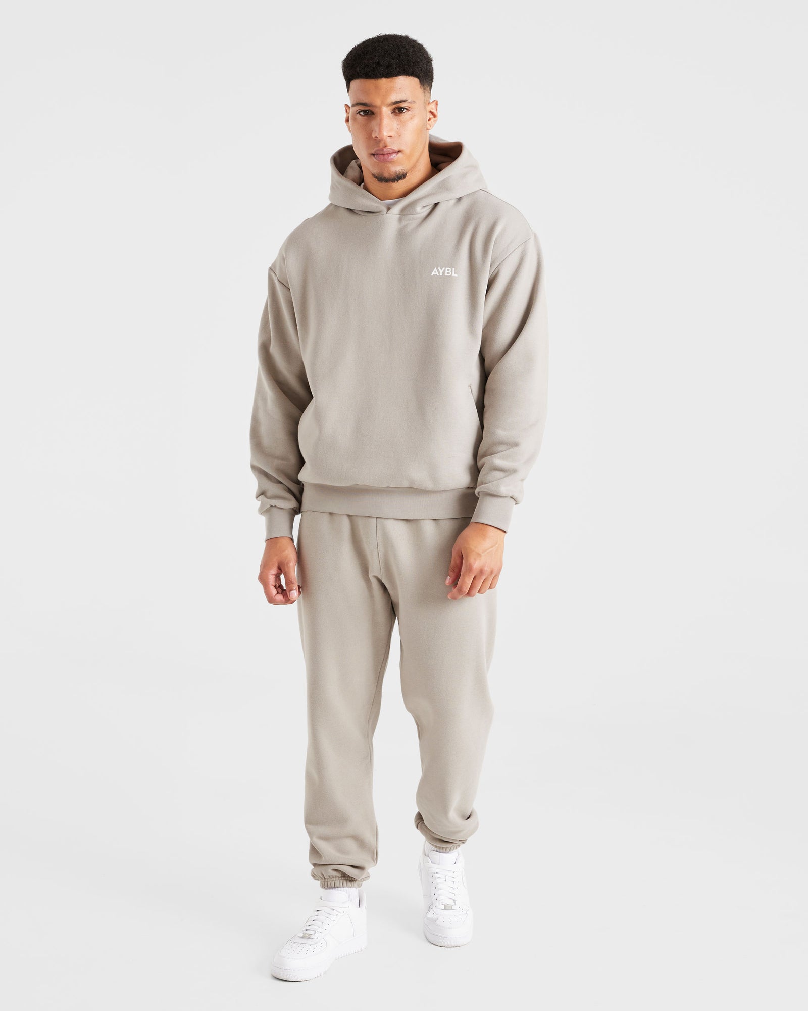 Essential Oversized Hoodie - Stone