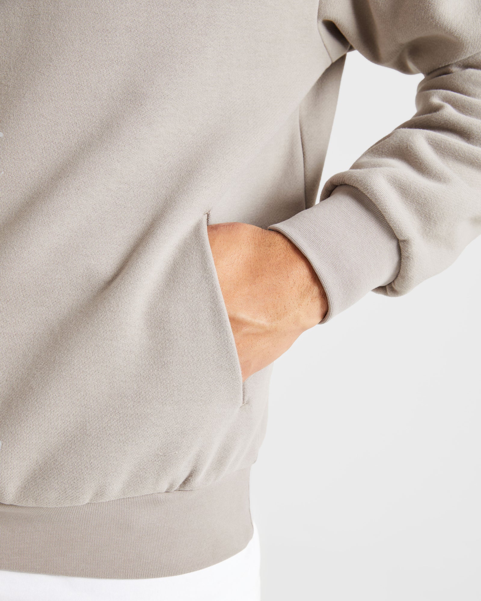 Essential Oversized Hoodie - Stone